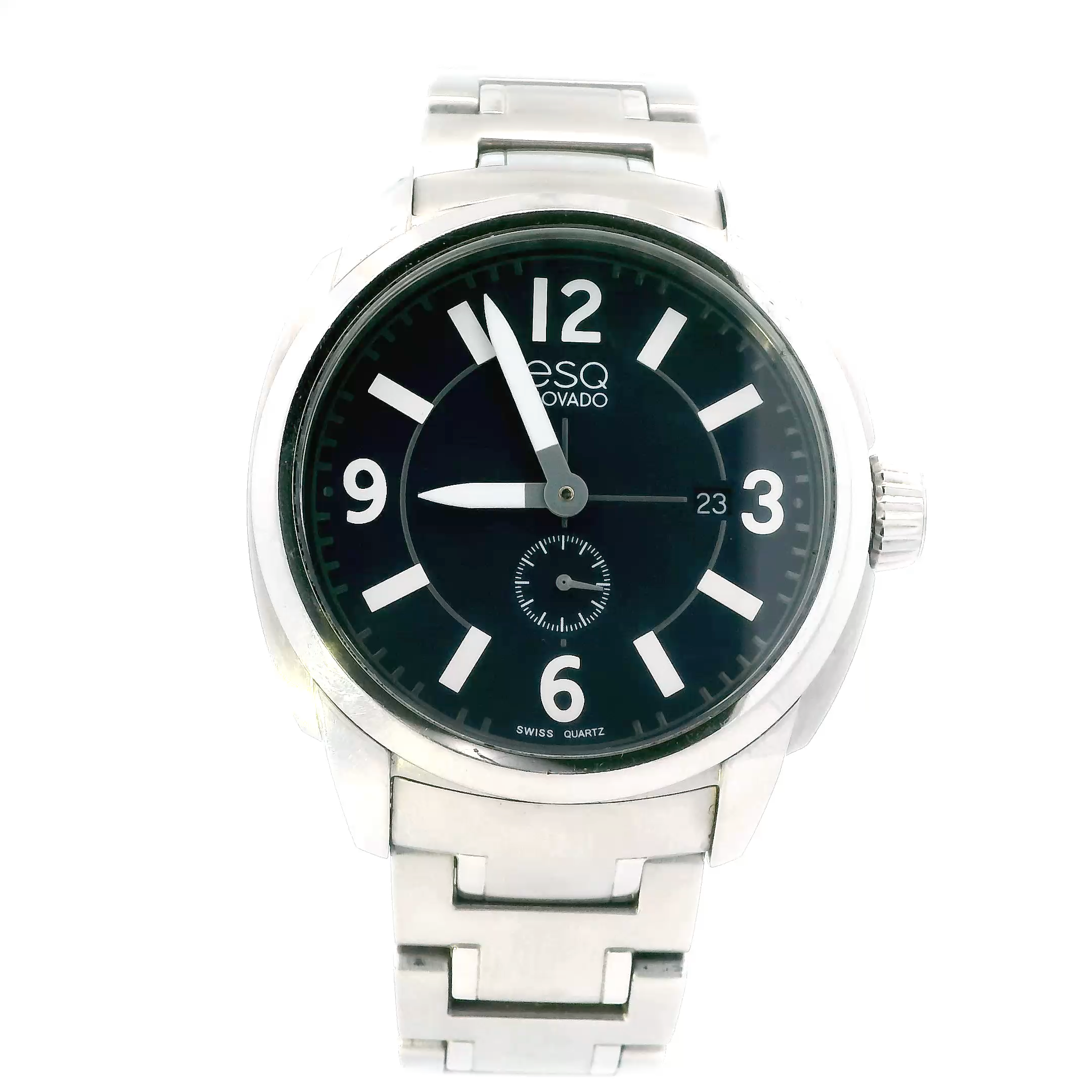 Movado ESQ Excel Swiss Movement Stainless Steel Mens Wristwatch - 42.1.14.5635