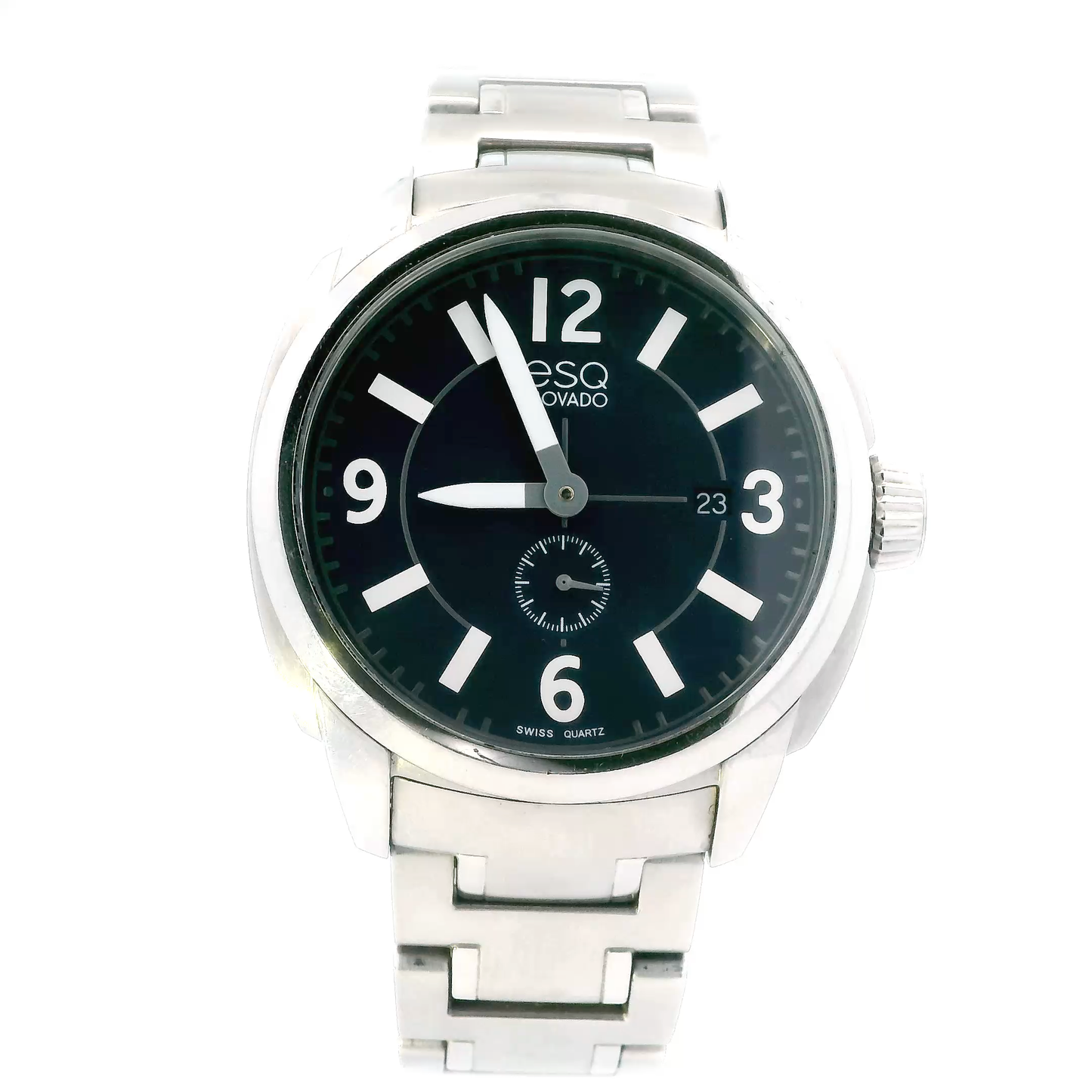 Movado ESQ Excel Swiss Movement Stainless Steel Mens Wristwatch - 42.1.14.5635