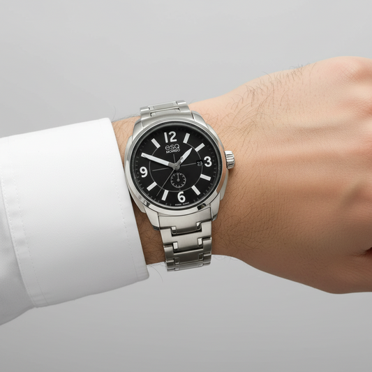 Movado ESQ Excel Swiss Movement Stainless Steel Mens Wristwatch - 42.1.14.5635