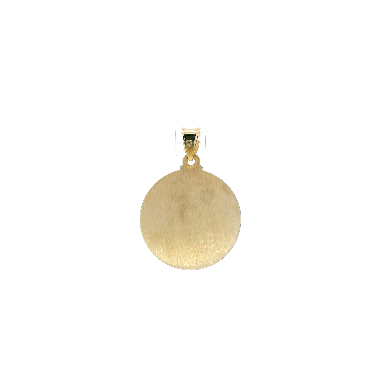 14K Yellow Gold Diamond Cut Jesus Face Pendant
