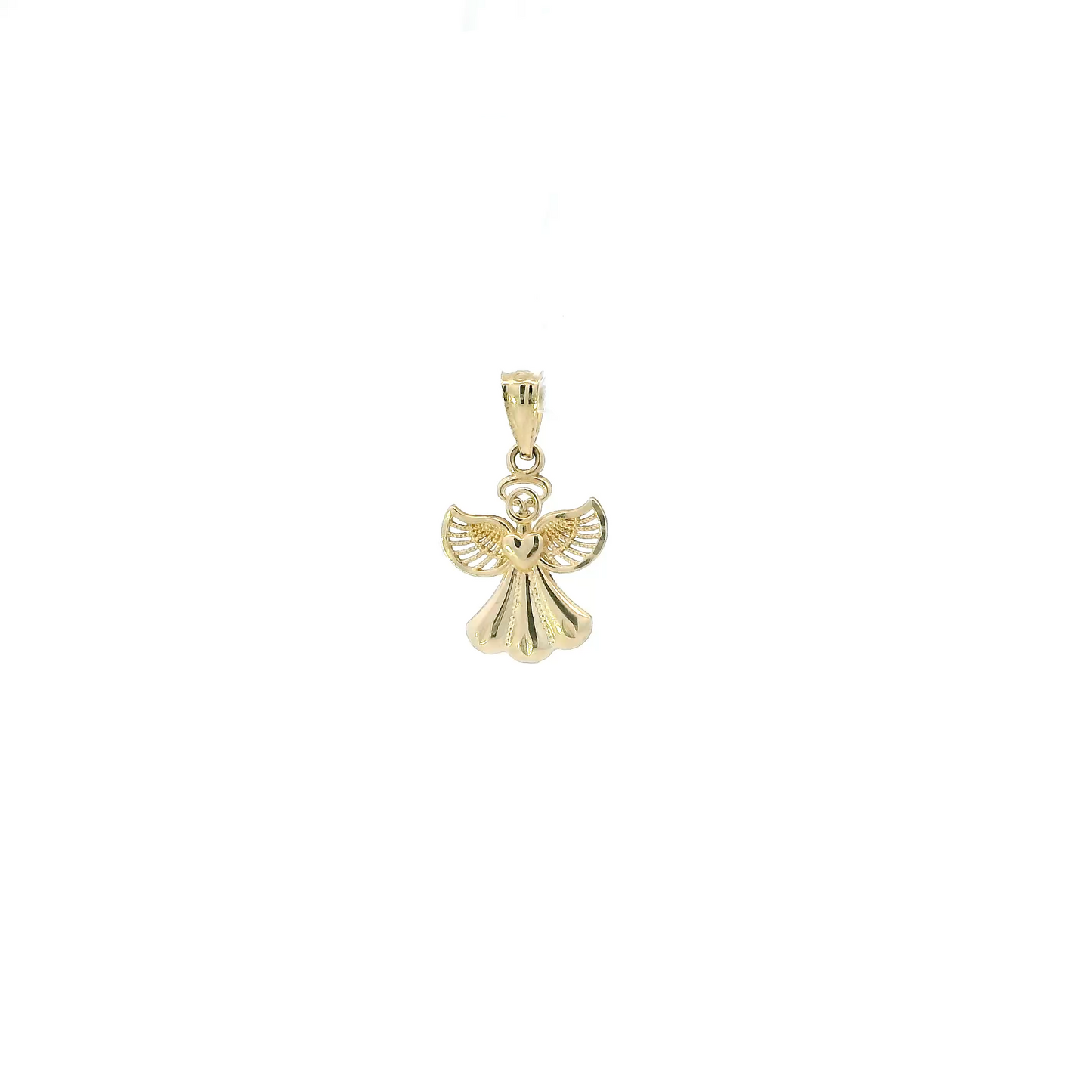 10K Yellow Gold Angel Pendant