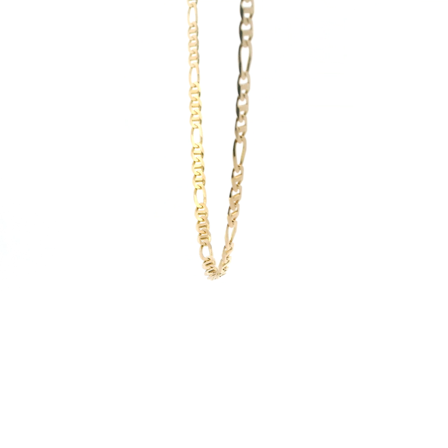 14K Yellow Gold 22" Figaro/Mariner Chain