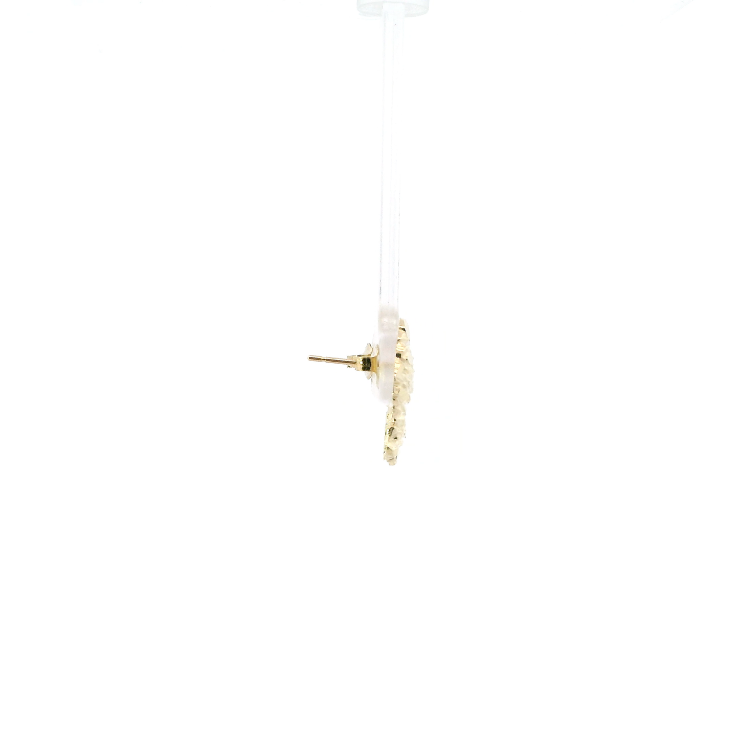 10K Yellow Gold Nugget Stud Earrings