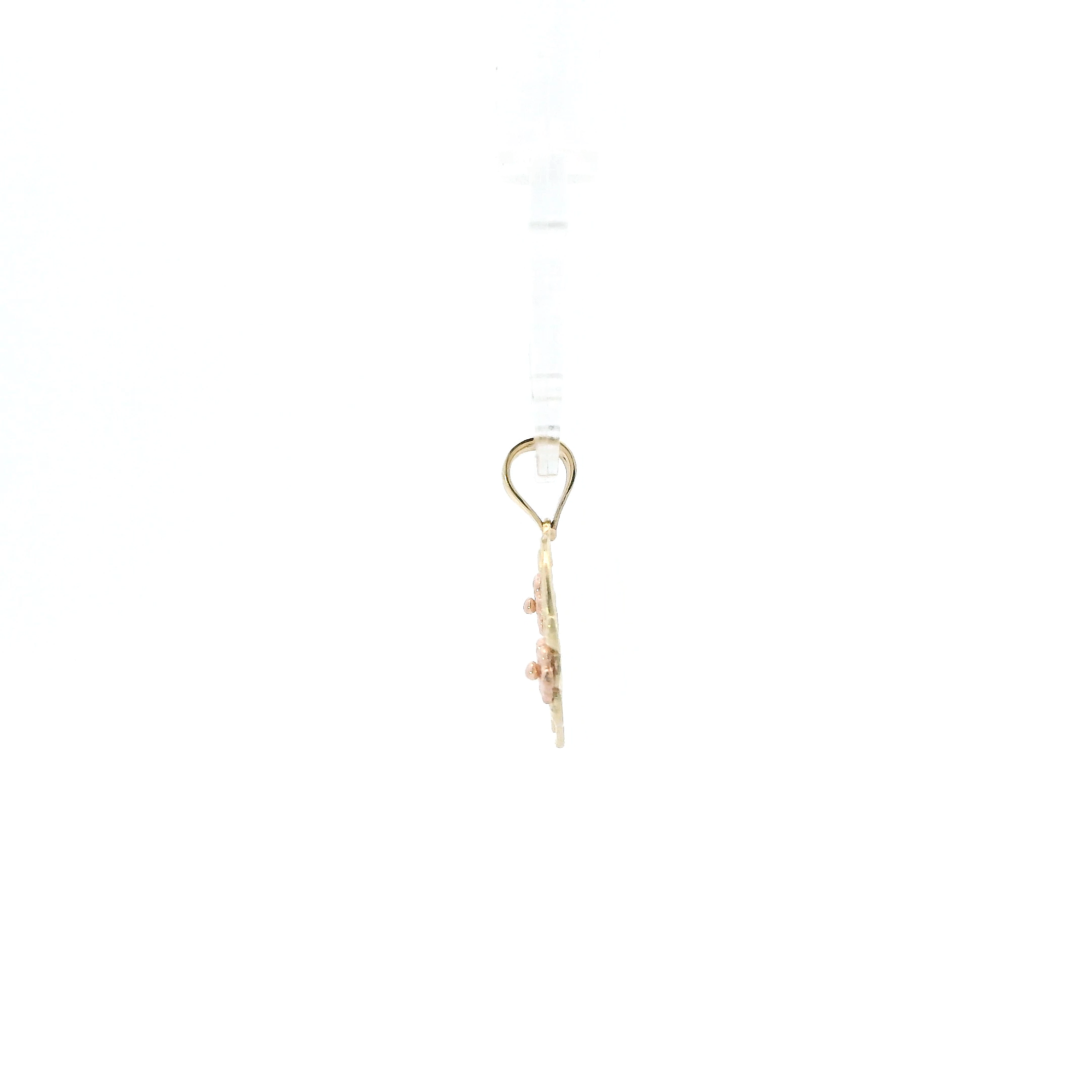 14K Yellow & White Gold Letter 