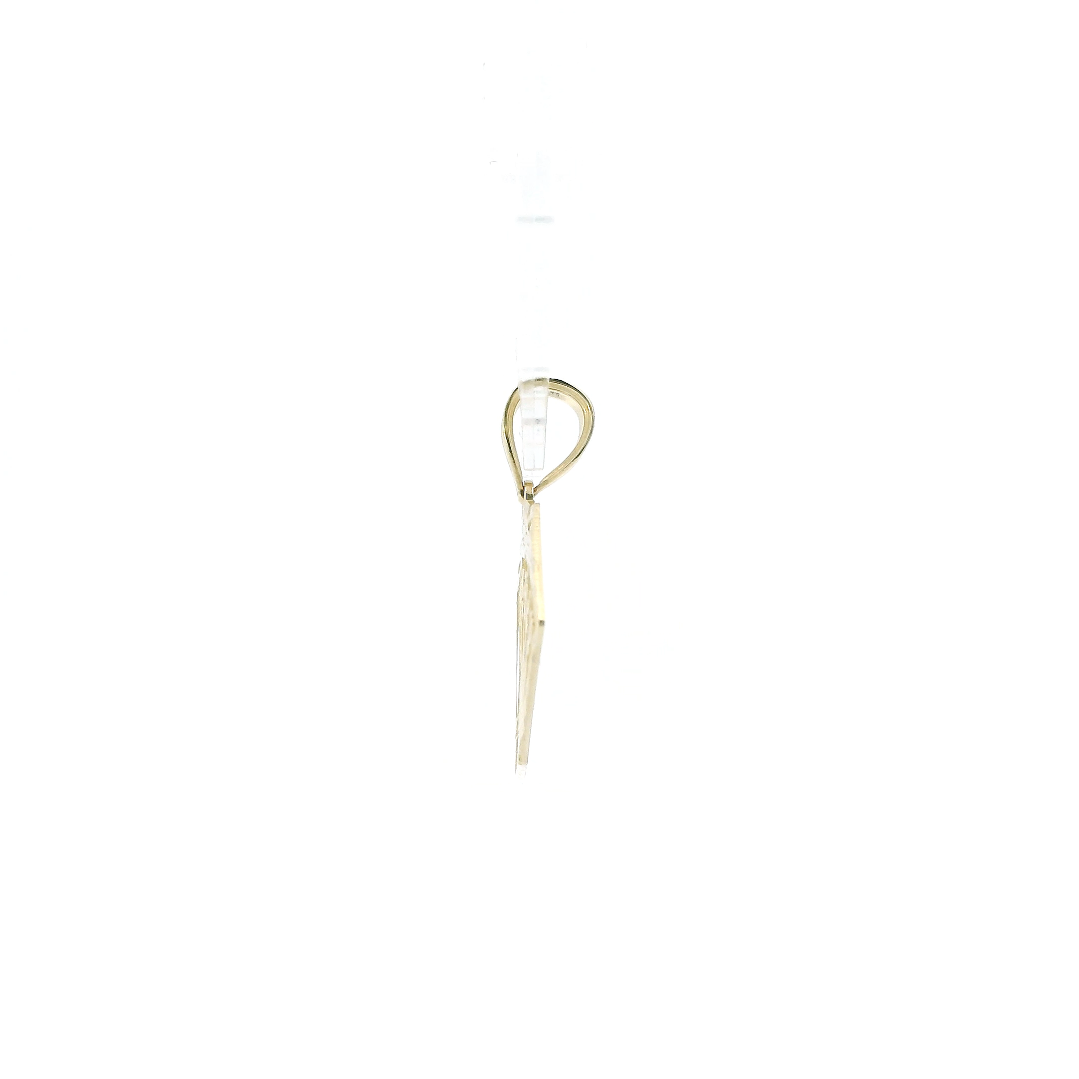10K Yellow Gold Card Deck Pendant