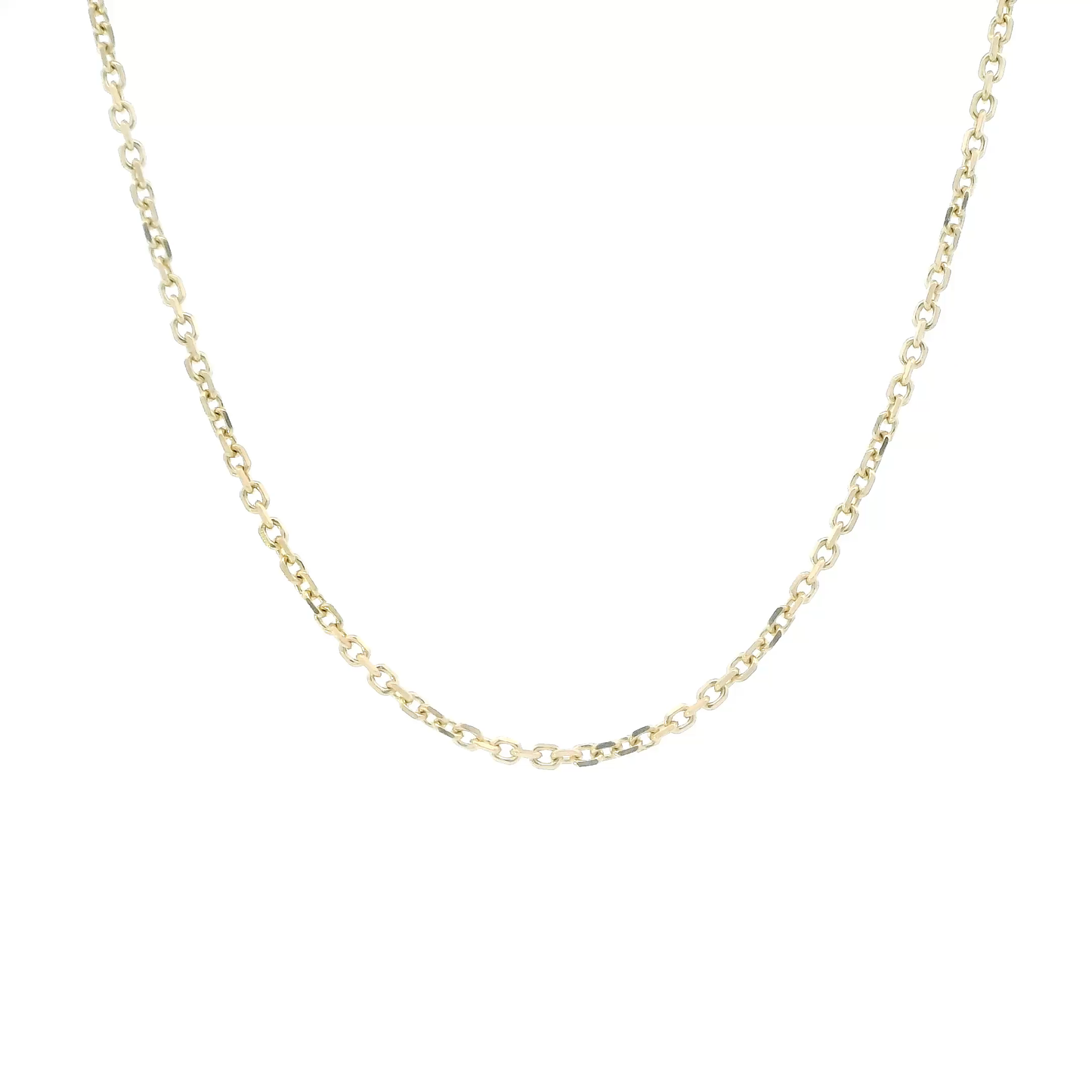 14K Yellow Gold 19" Cable Link Chain