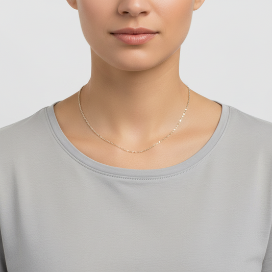14K Yellow Gold 19" Cable Link Chain