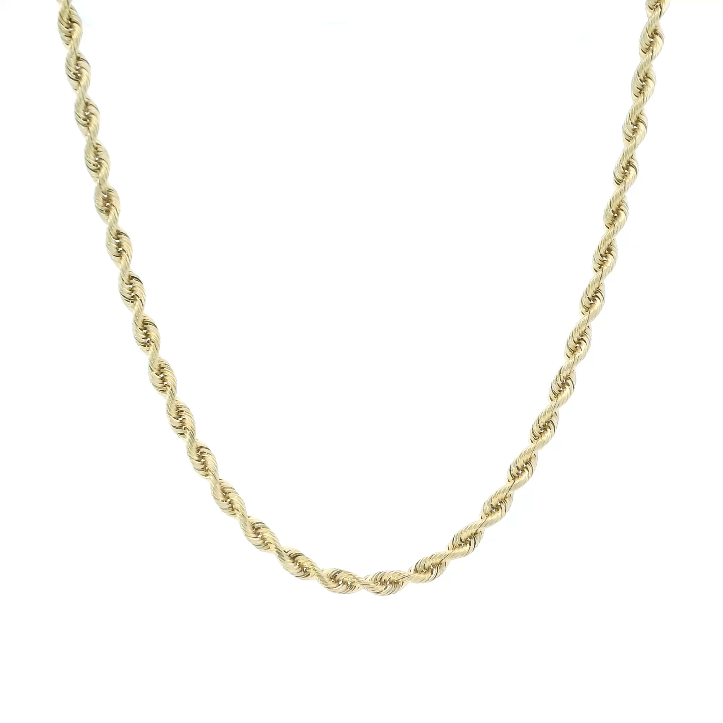 14K Yellow Gold 24.5" Rope Chain