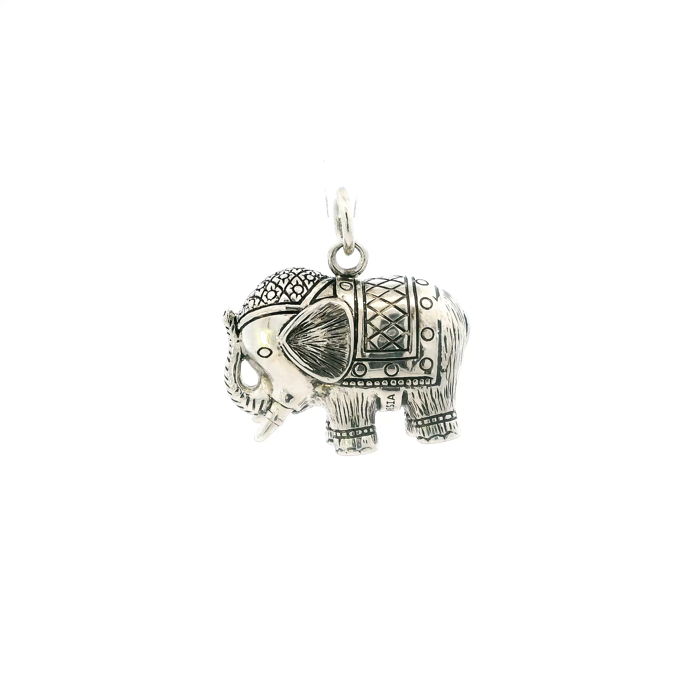 Sterling Silver Elephant Pendant
