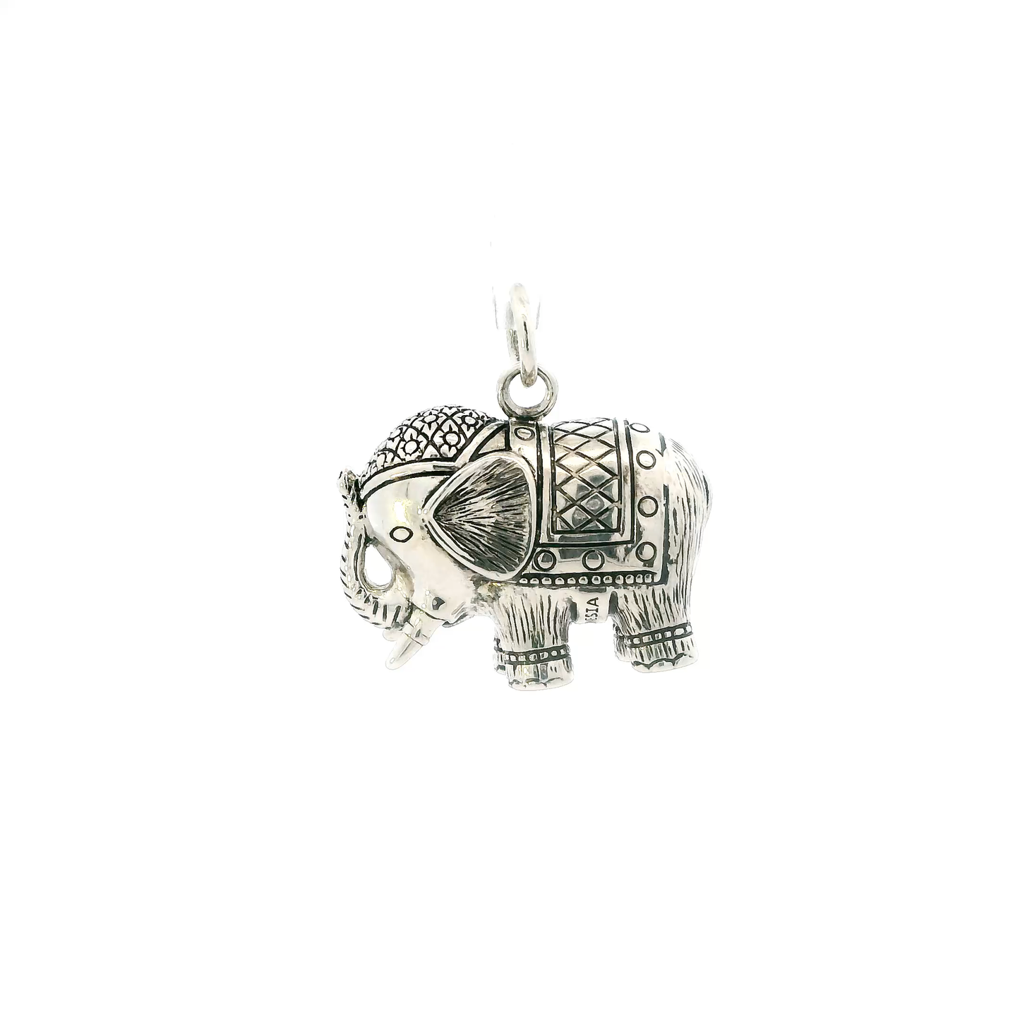 Sterling Silver Elephant Pendant