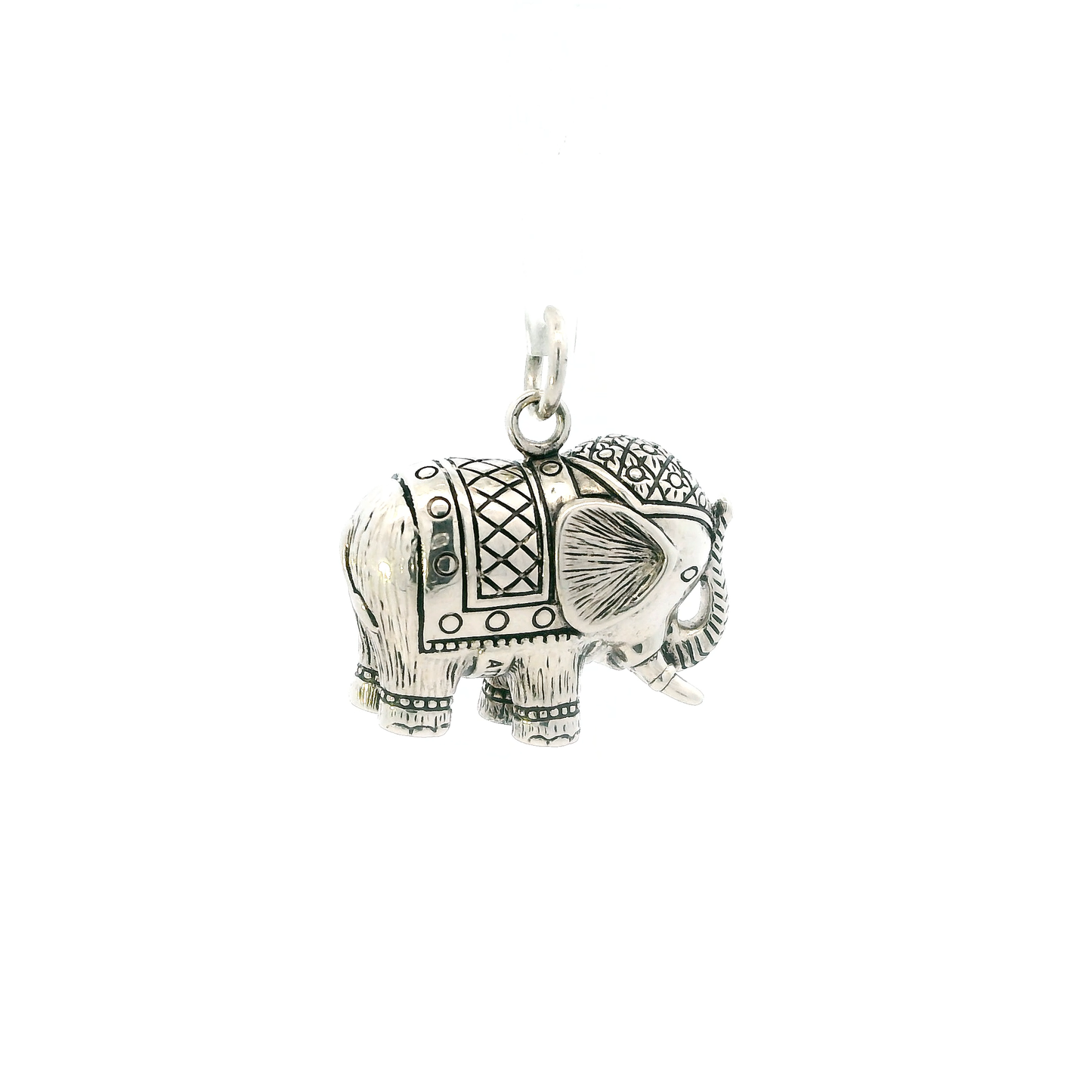Sterling Silver Elephant Pendant