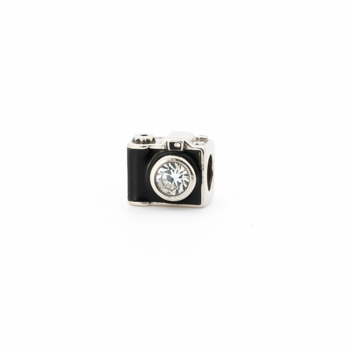 Pandora Sterling Silver Vintage Camera Charm