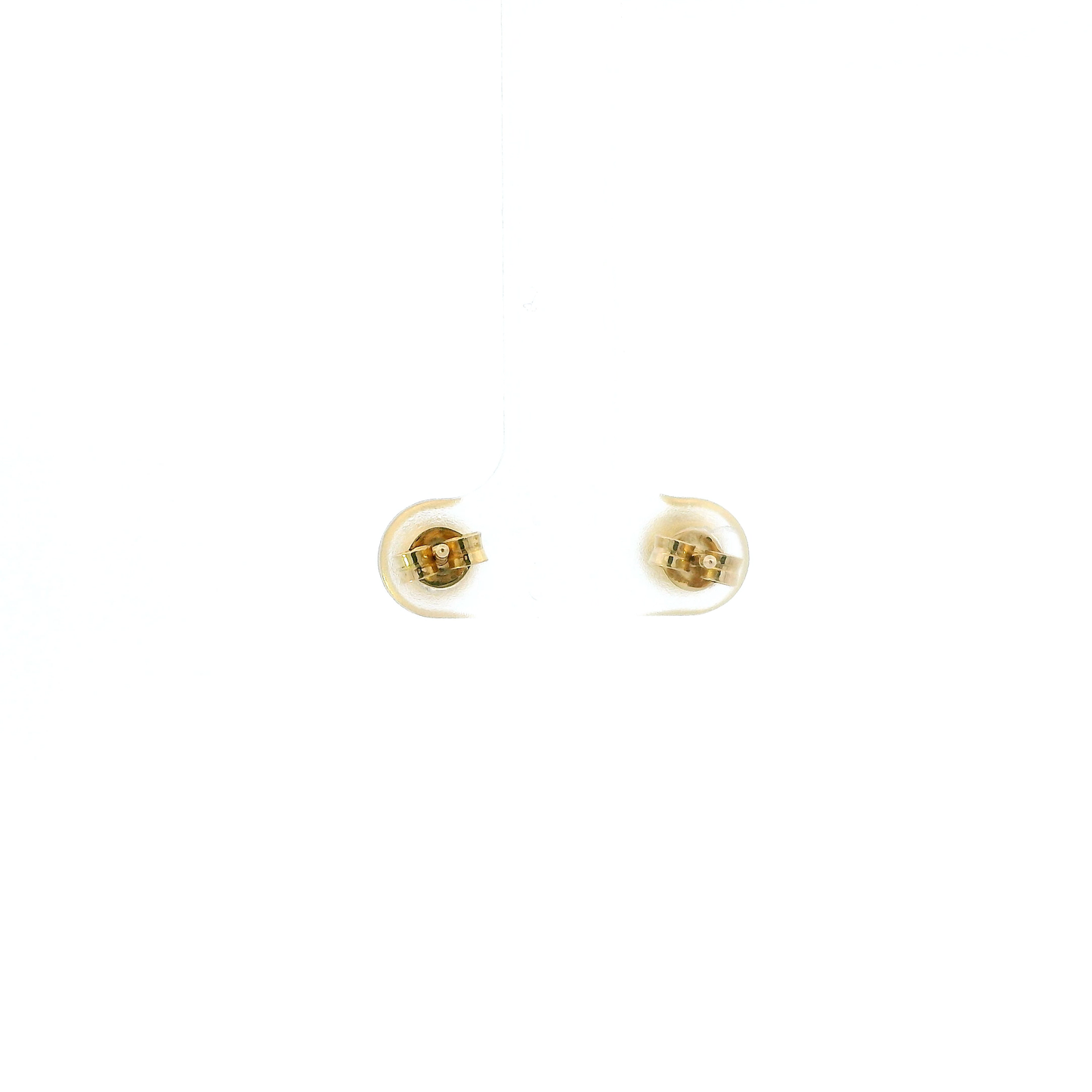 14K Yellow Gold Round Ball Stud Earrings