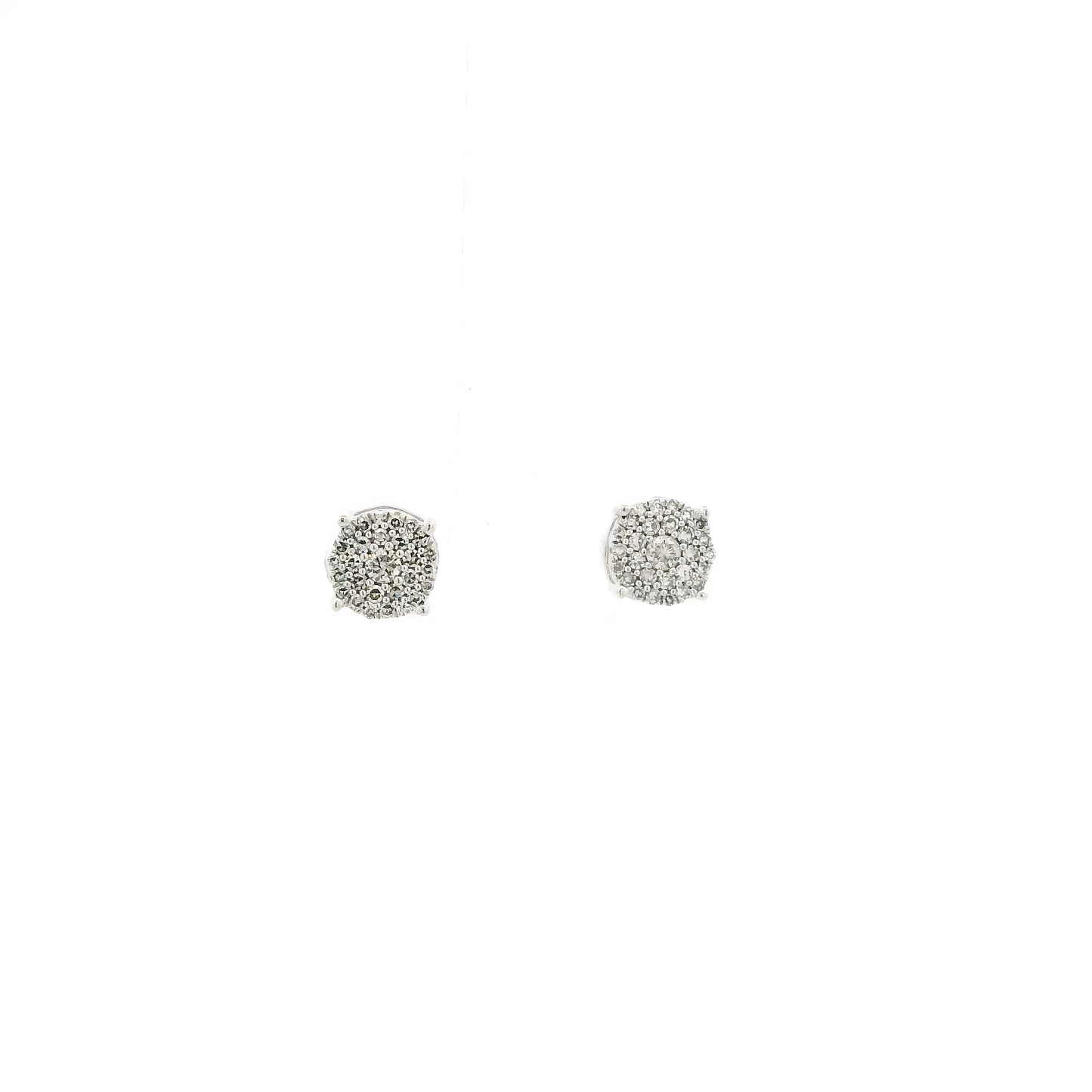 10K Yellow Gold Diamond Stud Earrings - 0.07ct