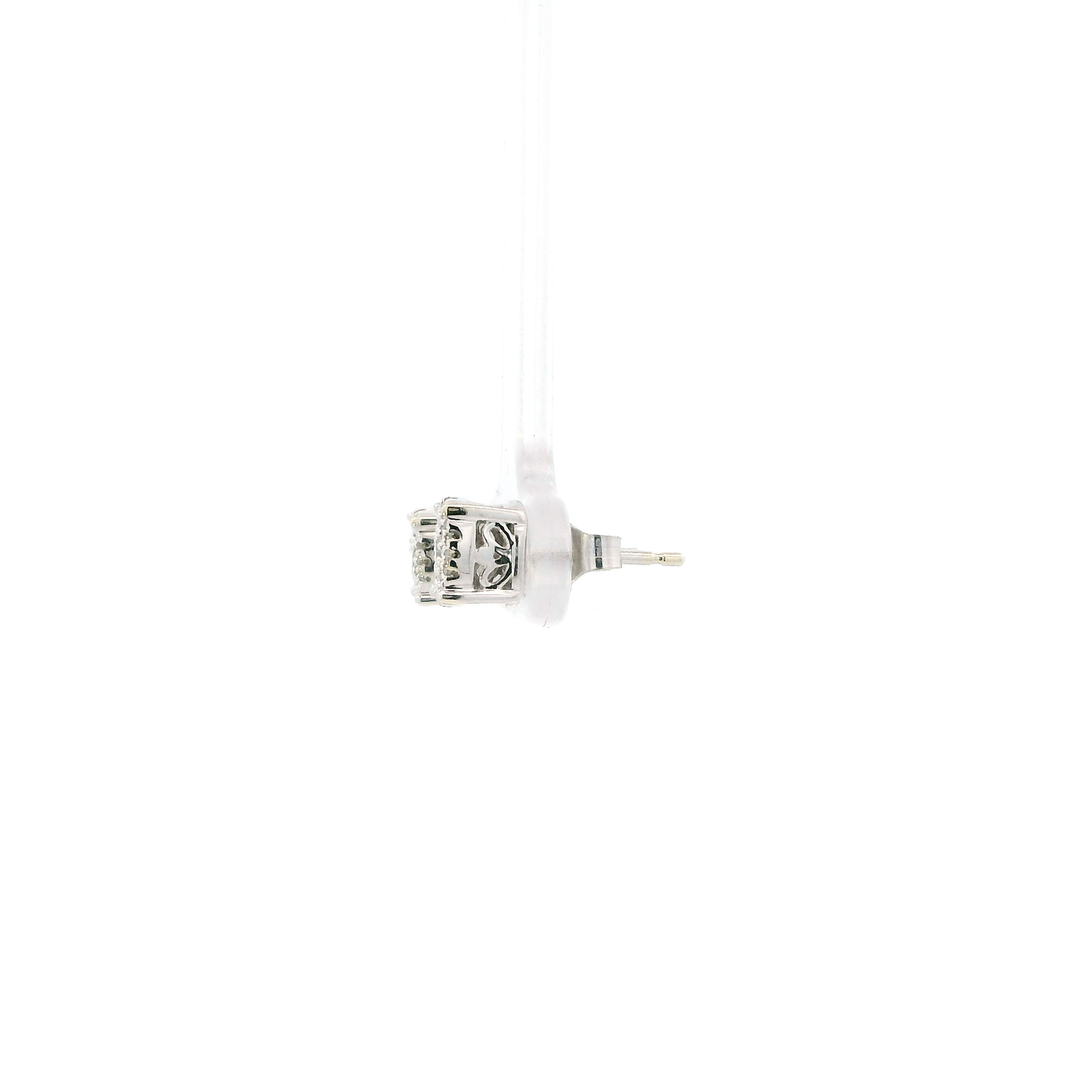 10K Yellow Gold Diamond Stud Earrings - 0.07ct