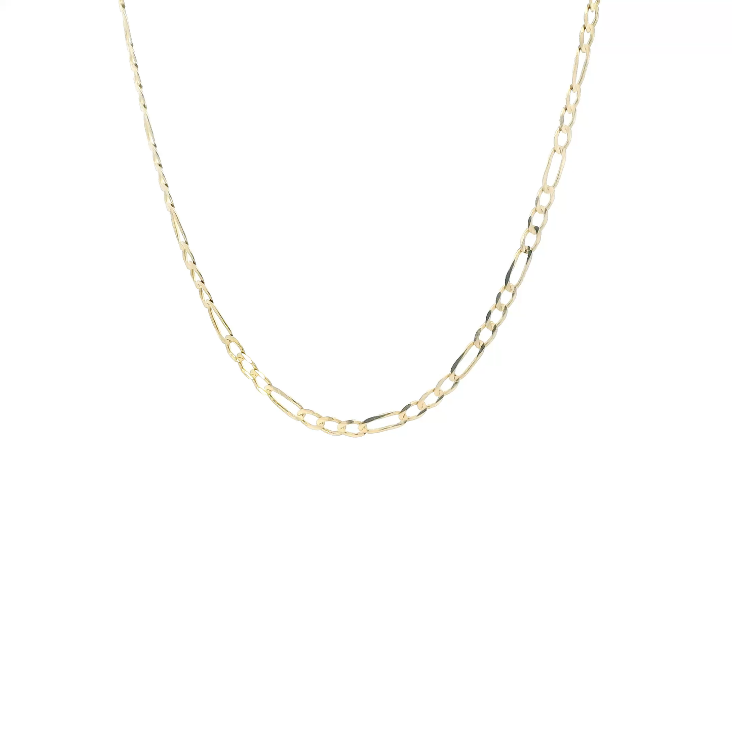 14K Yellow Gold 22" Figaro Link Chain