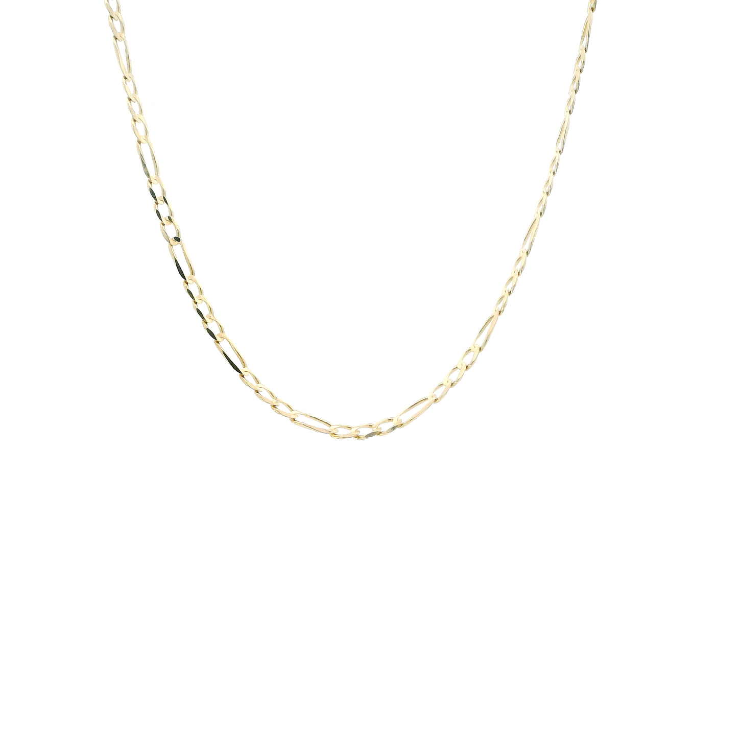 14K Yellow Gold 22" Figaro Link Chain
