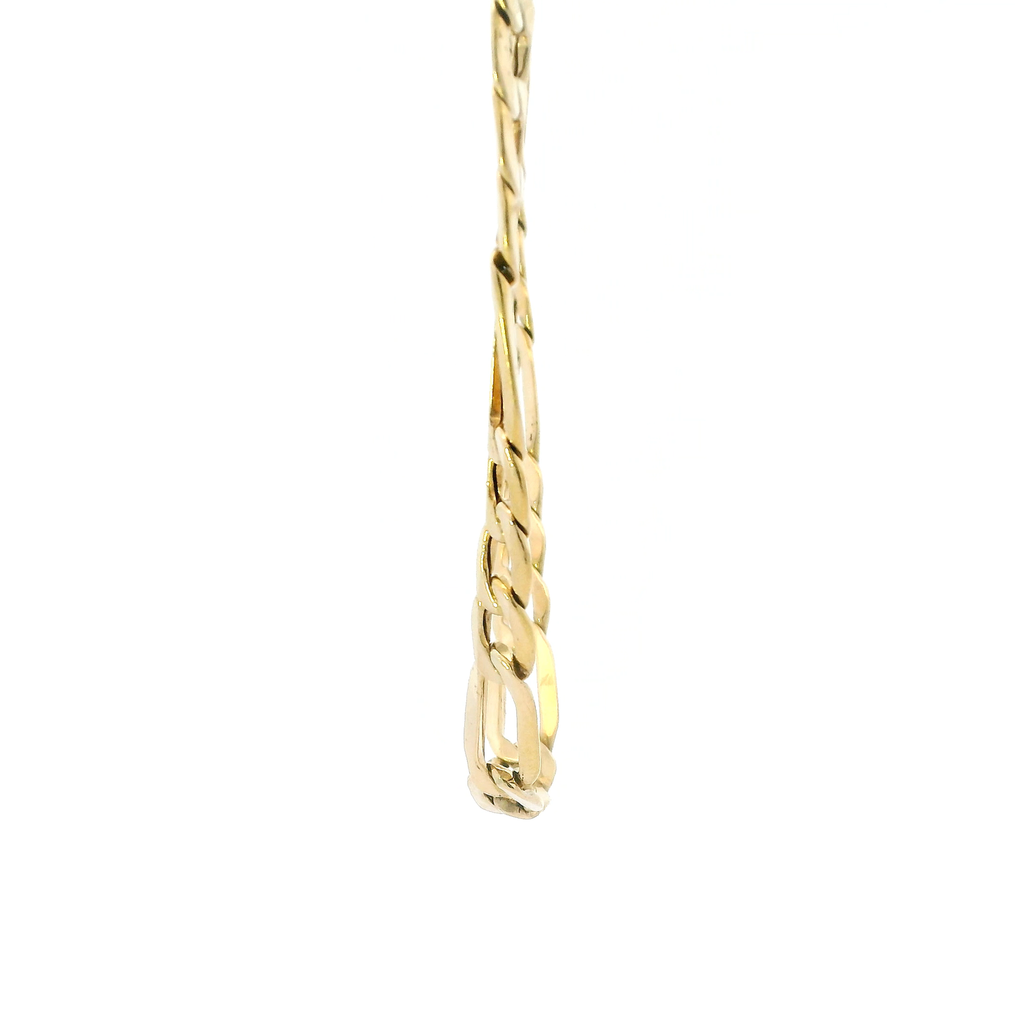 18K Yellow Gold 20" Hollow Figaro Chain