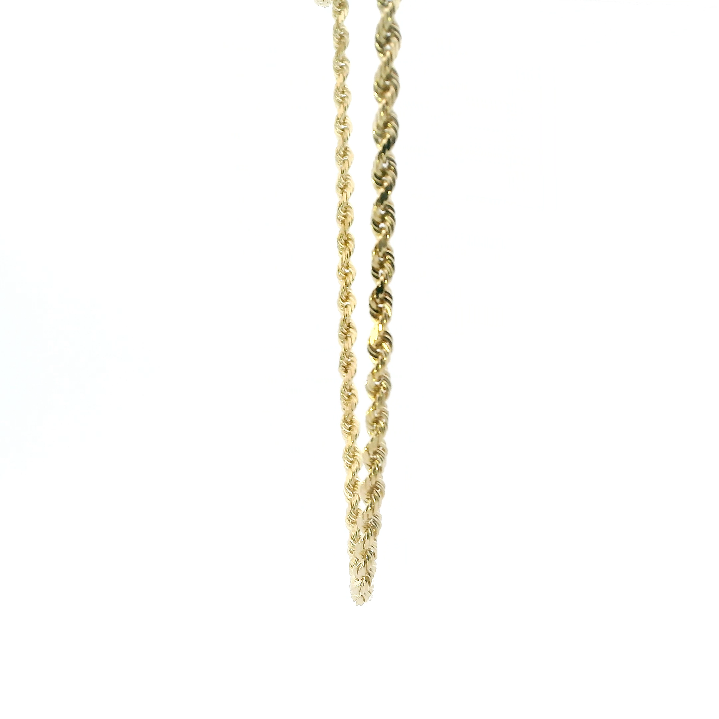 14K Yellow Gold 30" Rope Chain