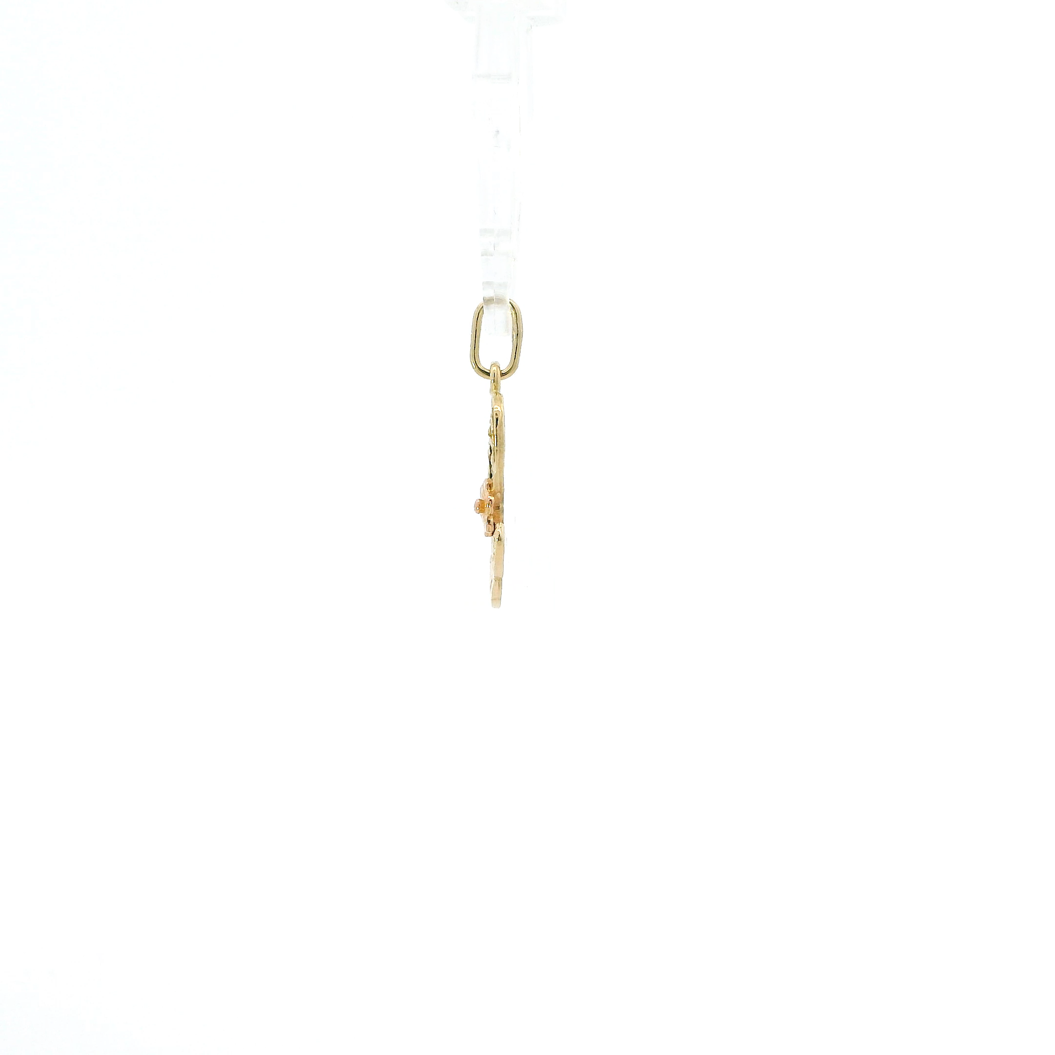 14K Yellow & Rose Gold Letter 