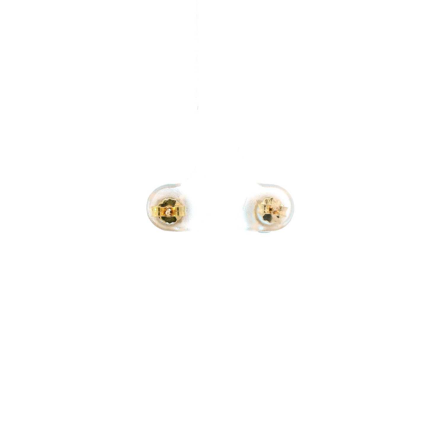 14K Yellow Gold Blue Topaz Earrings