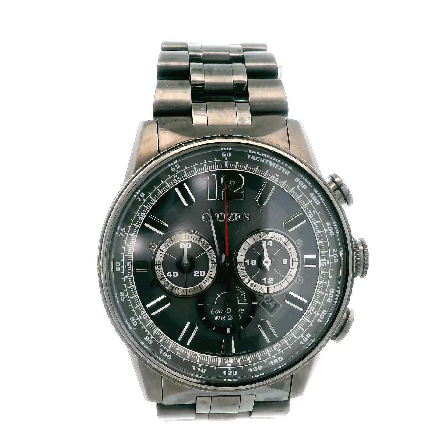 Citizen Nighthawk Eco Drive Chronograph Mens Wristwatch - CA4377