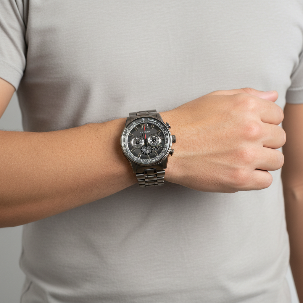 Citizen Nighthawk Eco Drive Chronograph Mens Wristwatch - CA4377