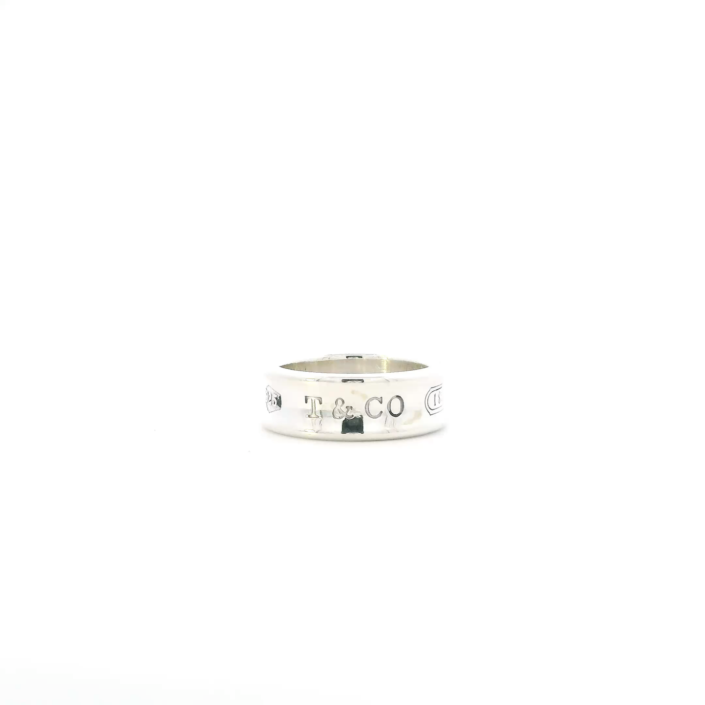 Silver Tiffany & Co. 1837 Medium Band Ring
