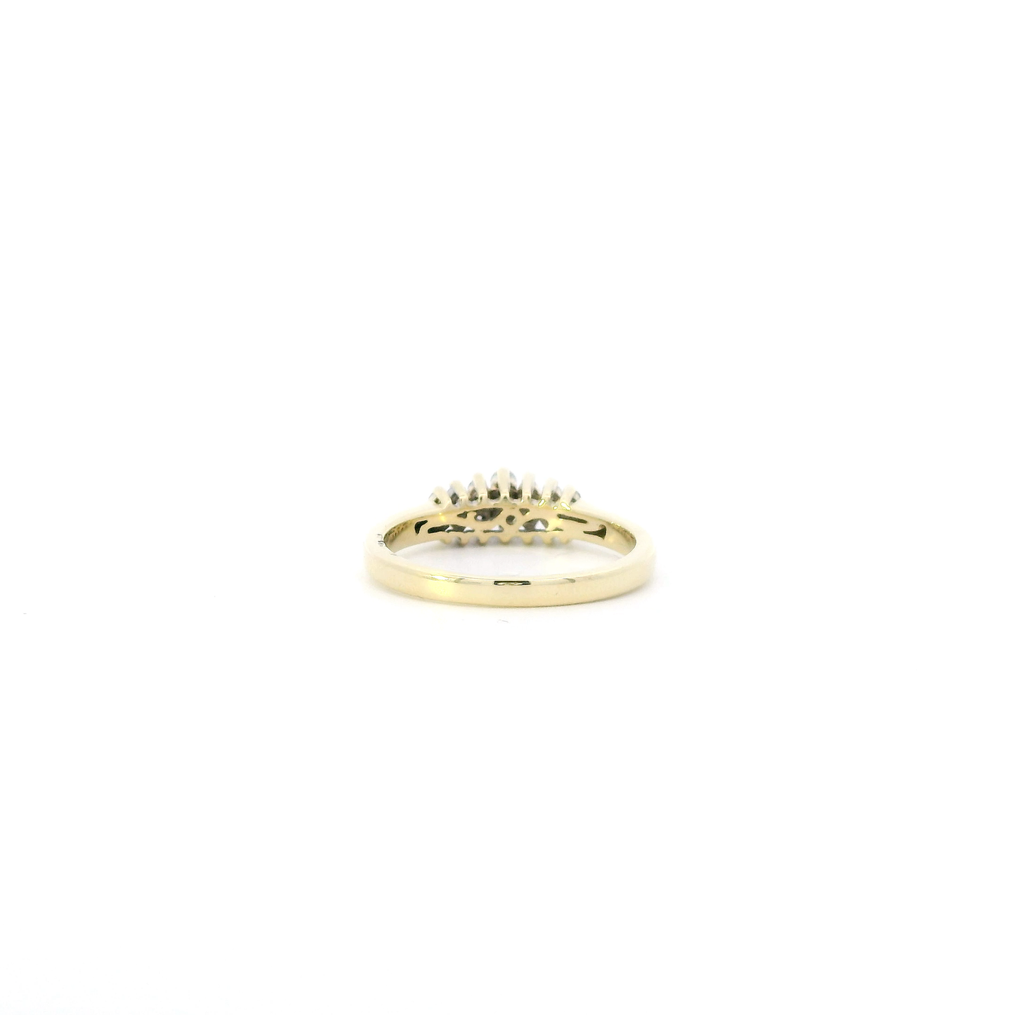 14K Yellow Gold Diamond Womens Ring - 0.24ct