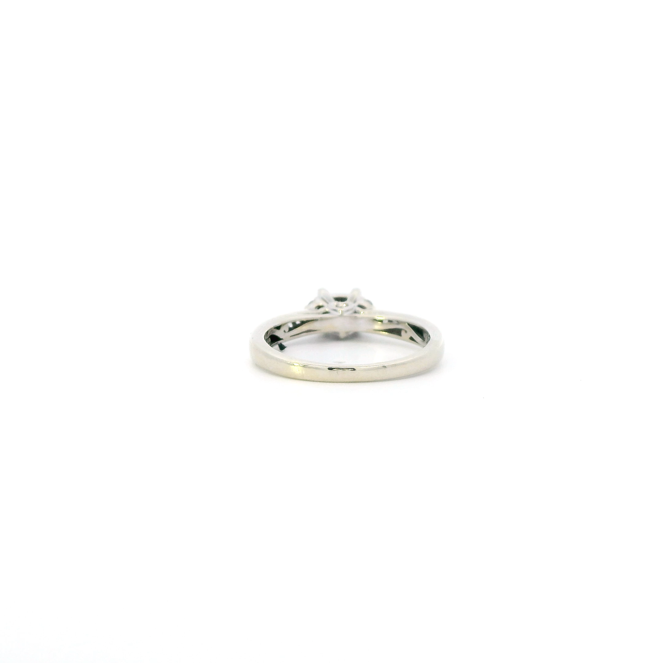 10K White Gold Diamond Womens Ring - 0.34ct
