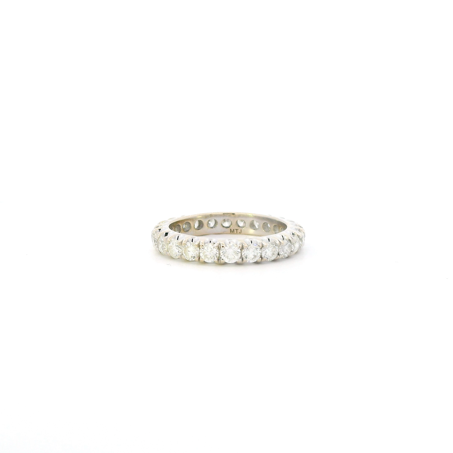 18K White Gold Diamond Eternity Band - 1.96ct