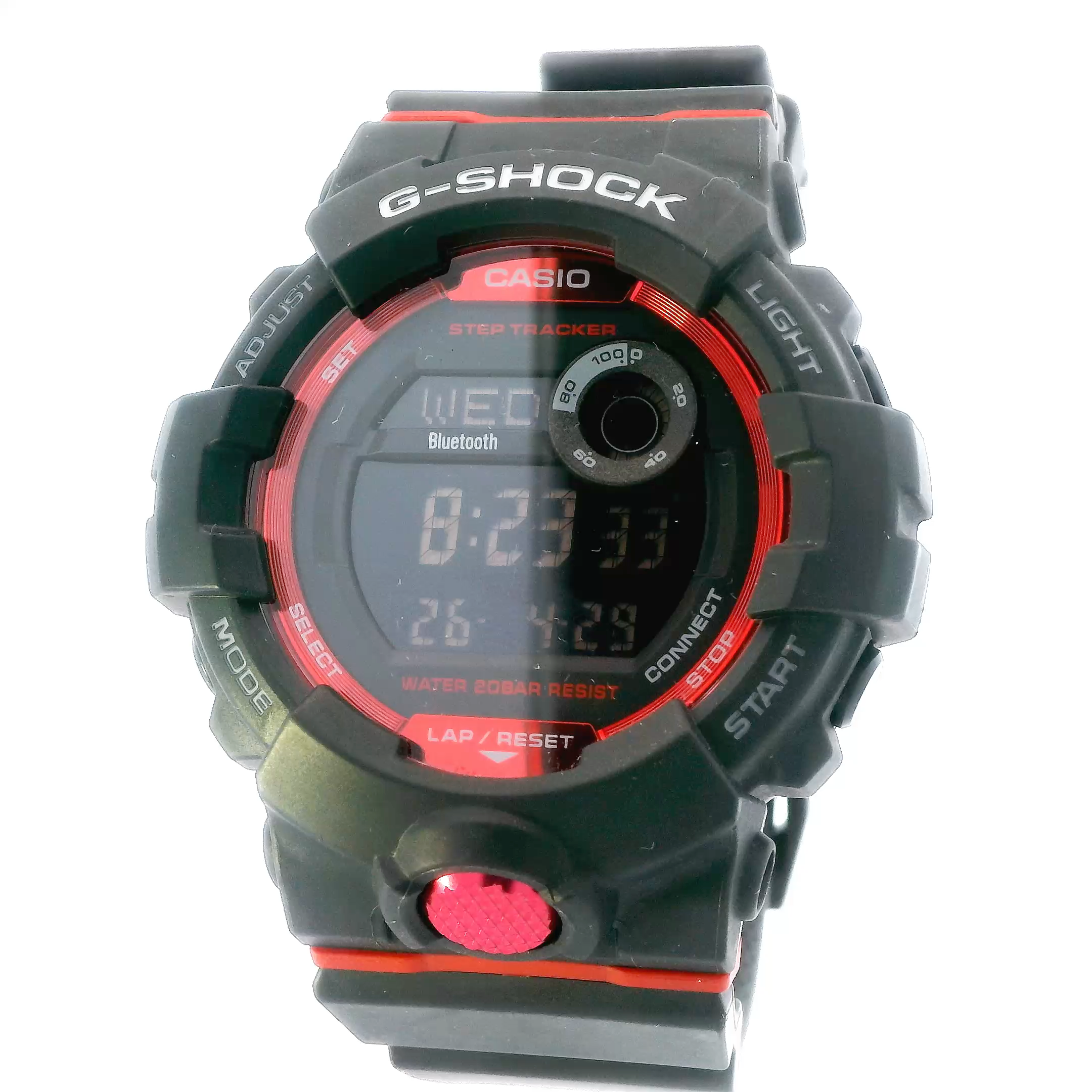 G-Shock Move Red & Black Wristwatch - GBD-800