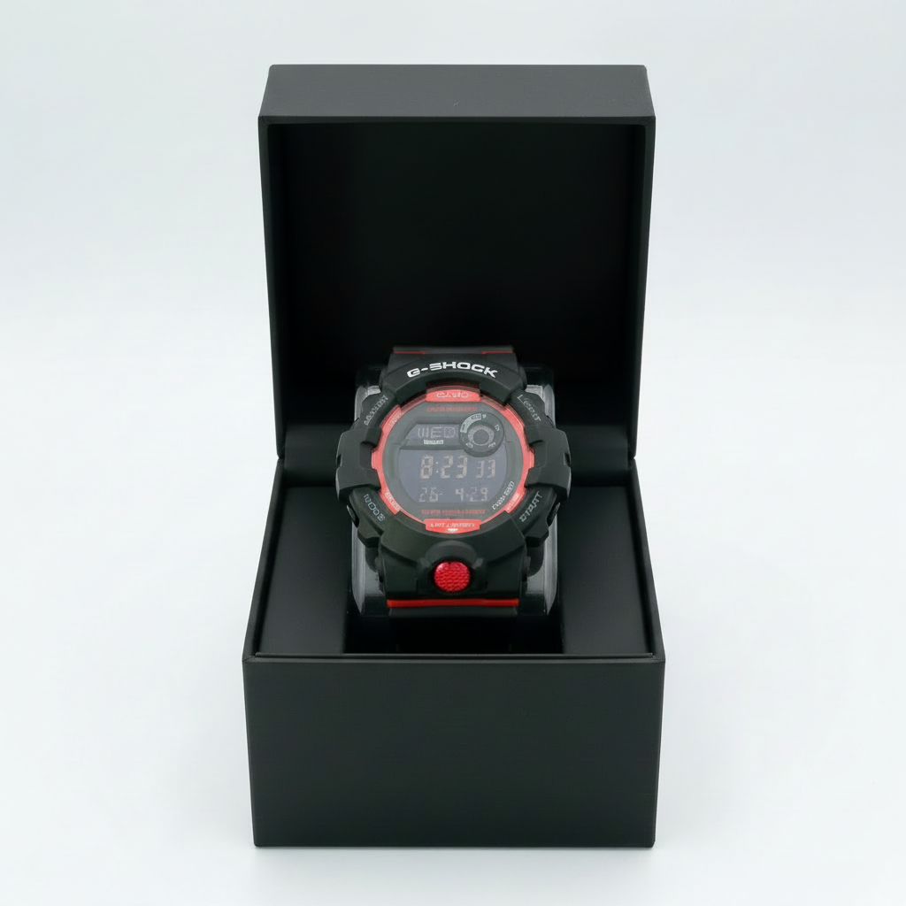 G-Shock Move Red & Black Wristwatch - GBD-800