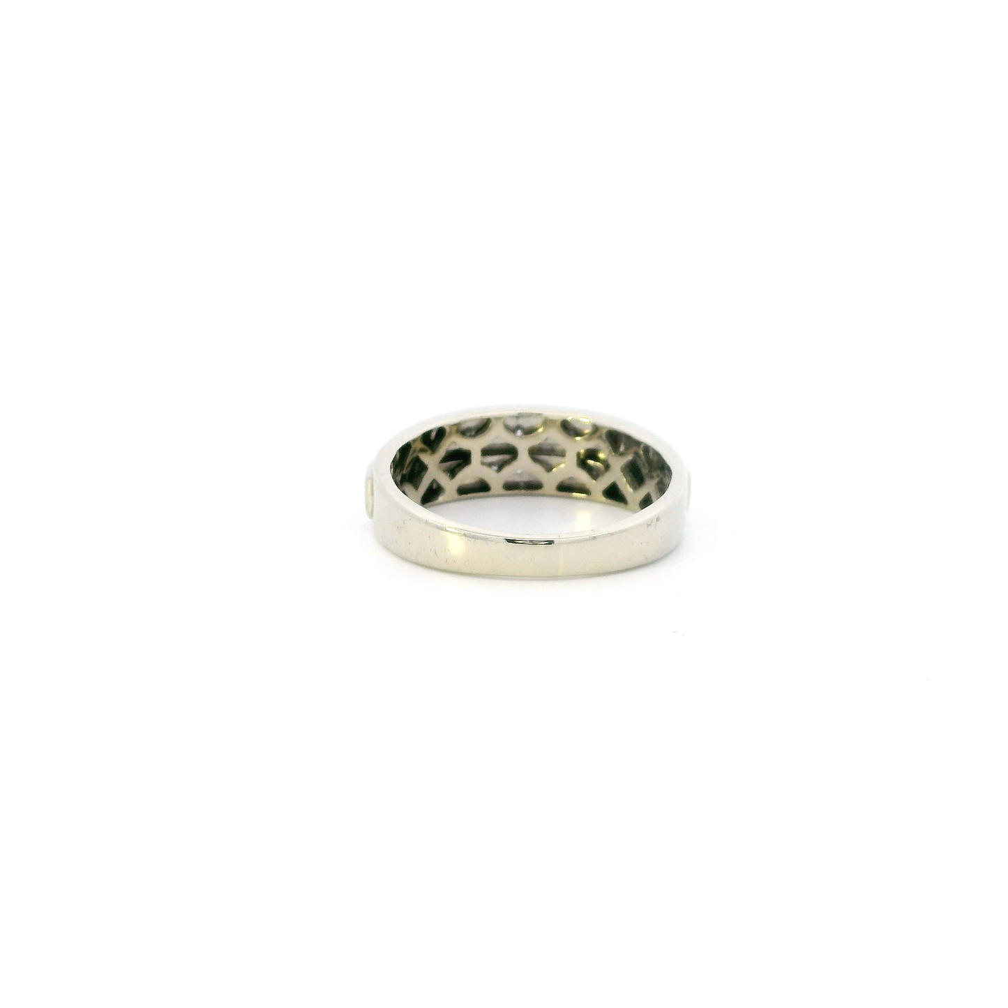 14K White Gold Diamond Mens Ring - 0.30ct