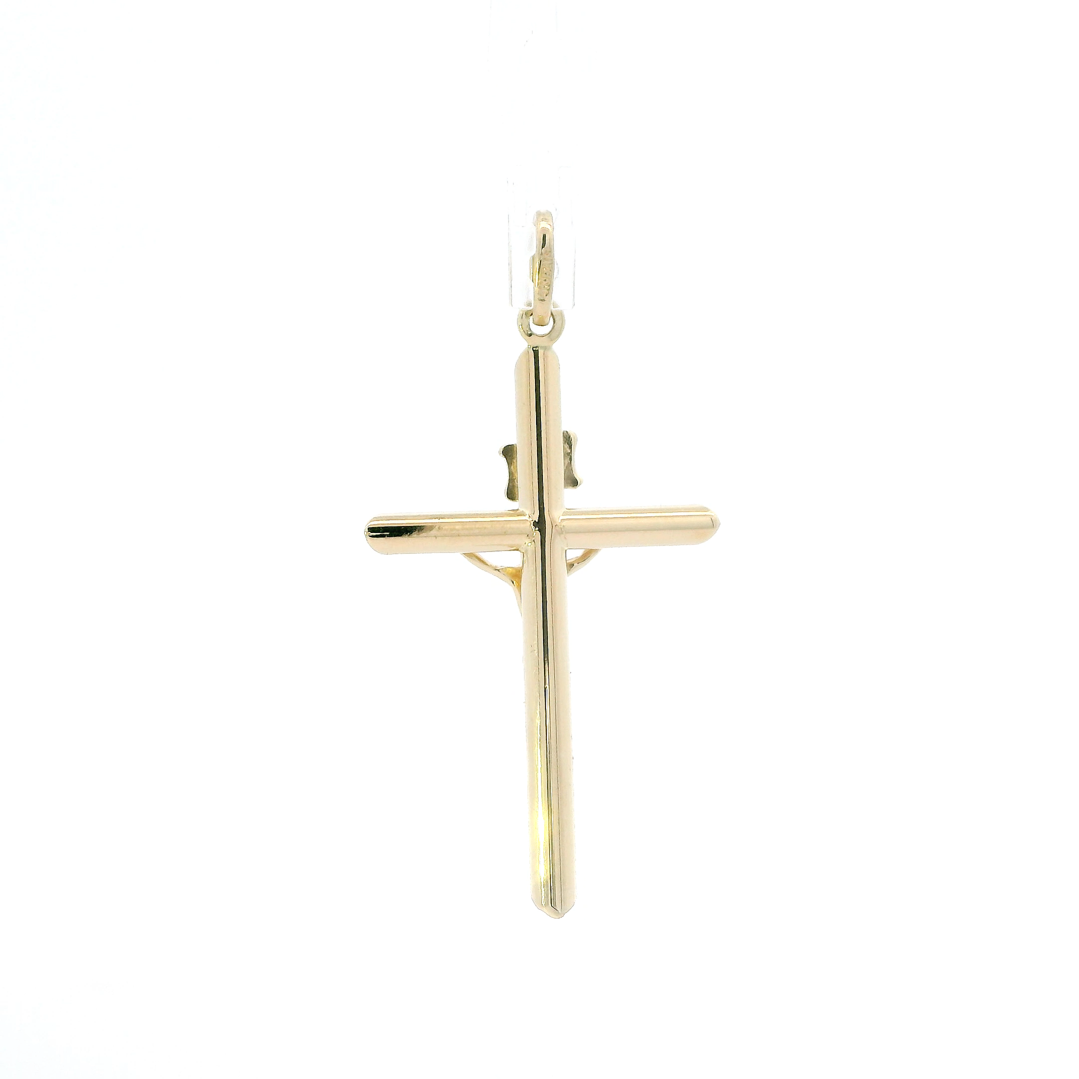 14K Yellow Gold Crucifix Pendant