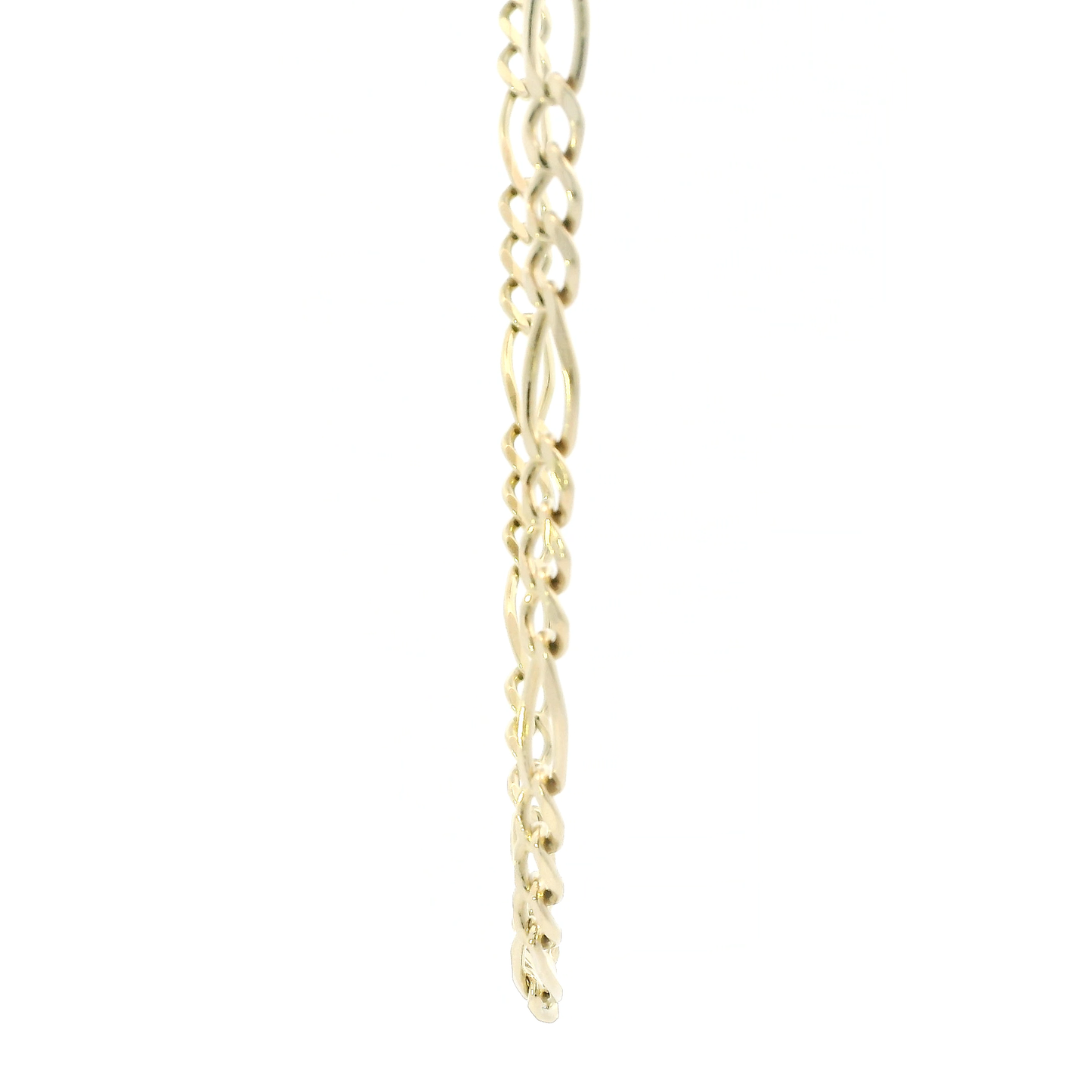10K Yellow Gold 24" Figaro Chain