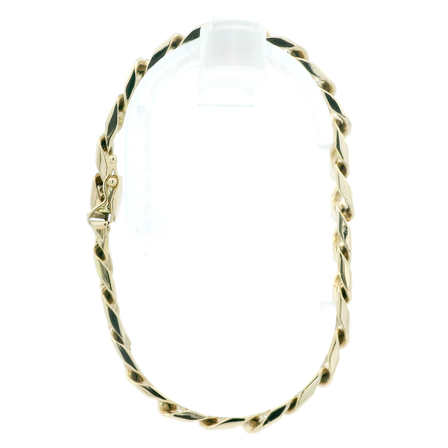 14K Yellow Gold 7.75" Curb Bracelet