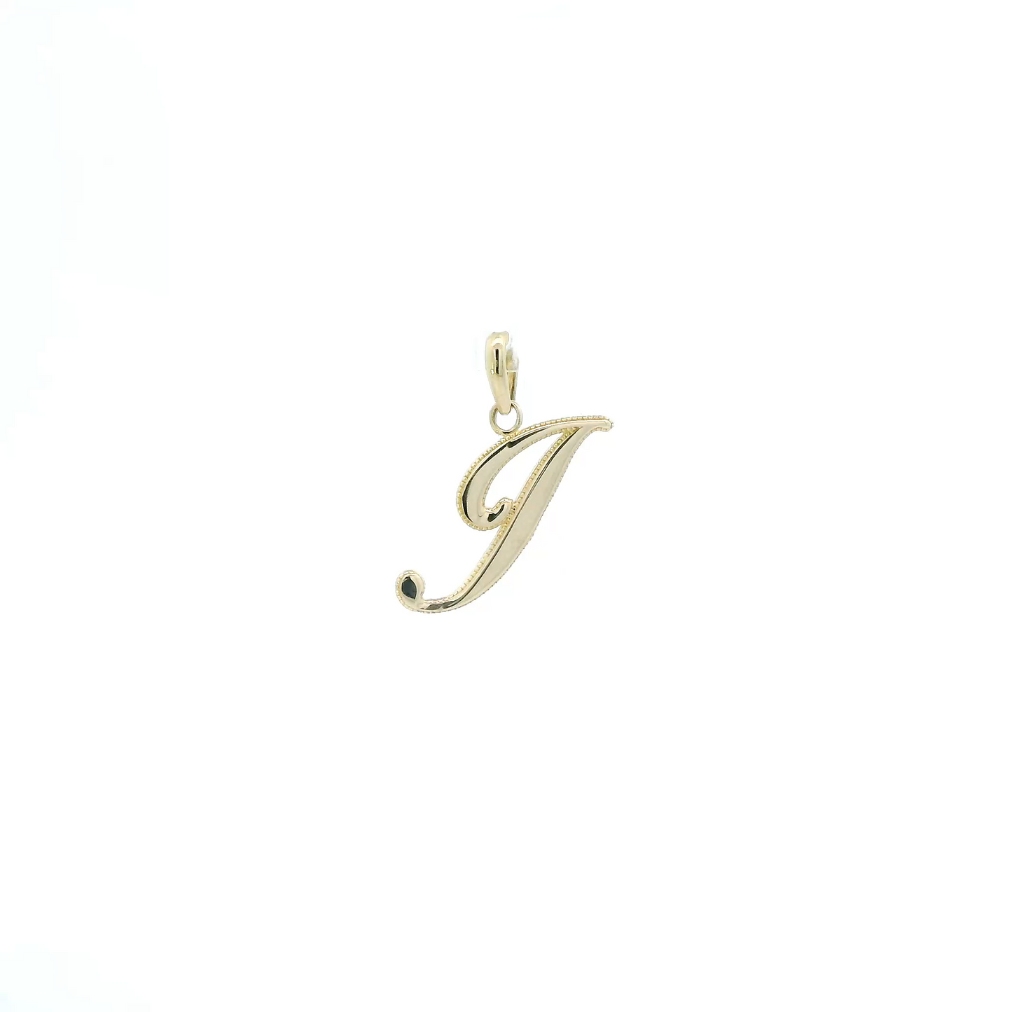 10K Yellow Gold Letter "J" Pendant