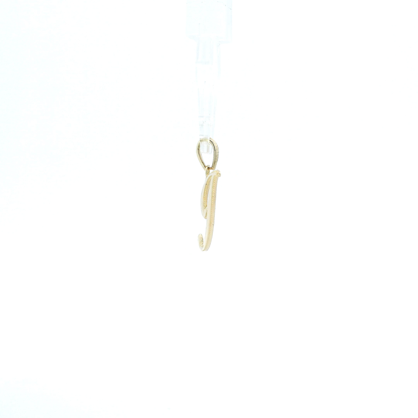 10K Yellow Gold Letter "J" Pendant