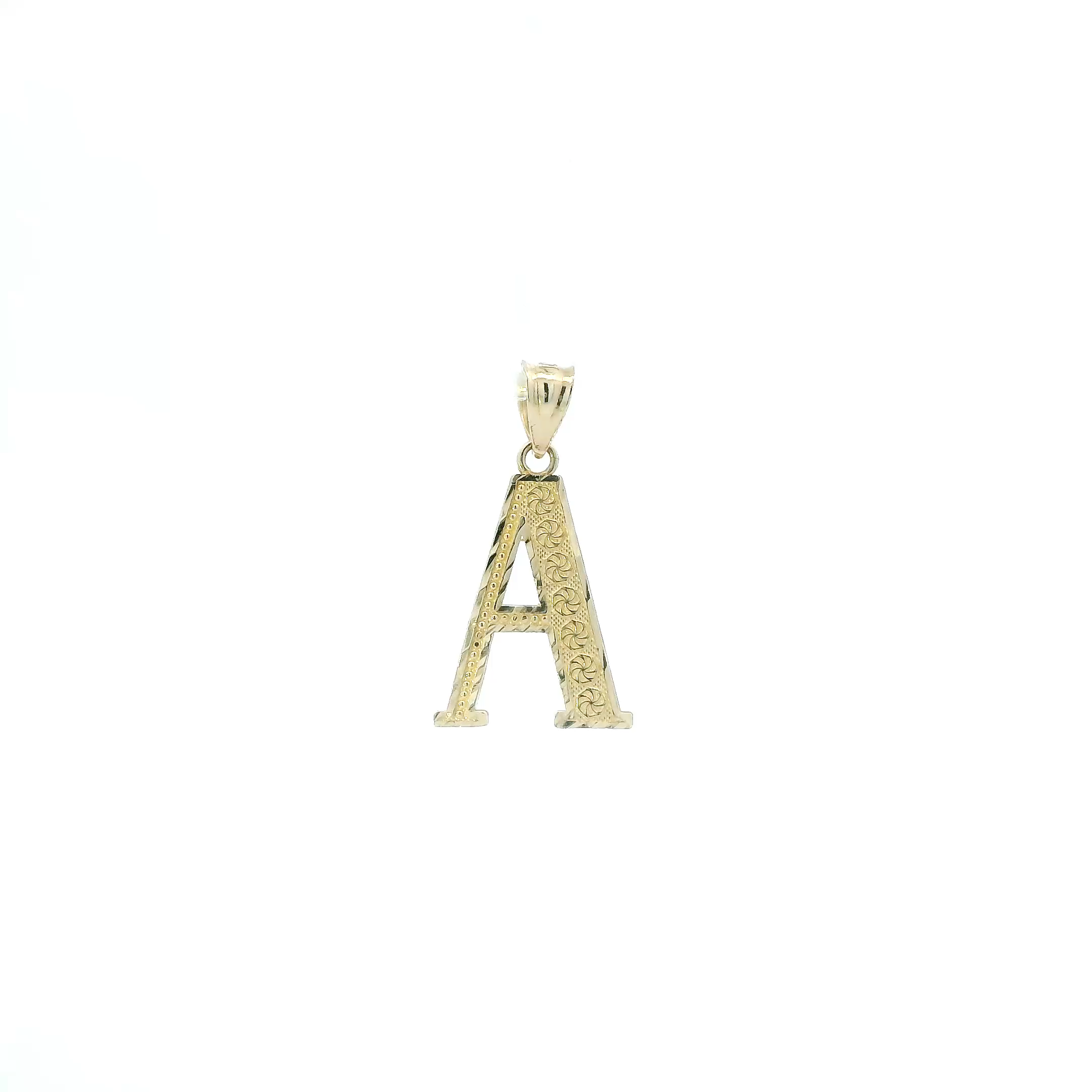 10K Yellow Gold Letter 