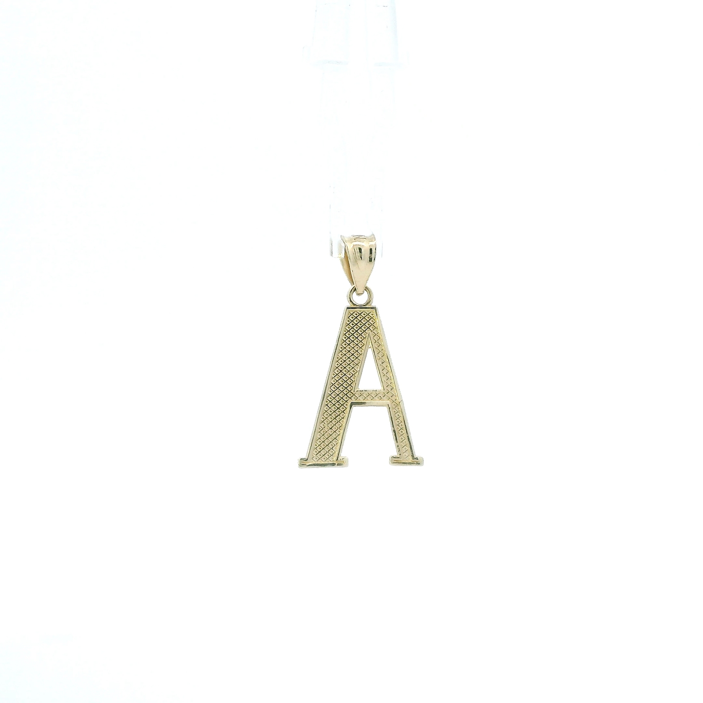 10K Yellow Gold Letter "A" Pendant