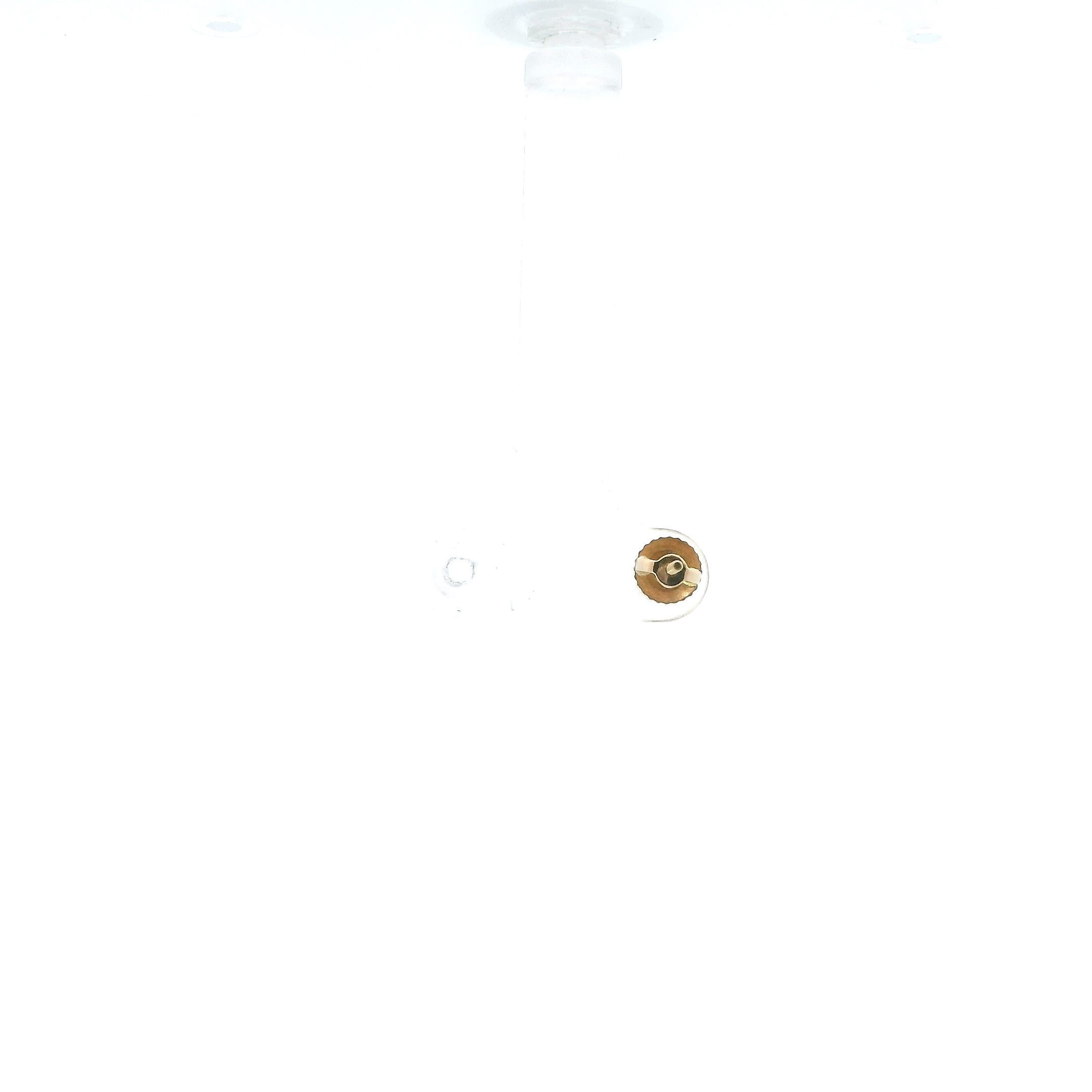 14K Yellow Gold Single Solitaire Earring - 0.15ct