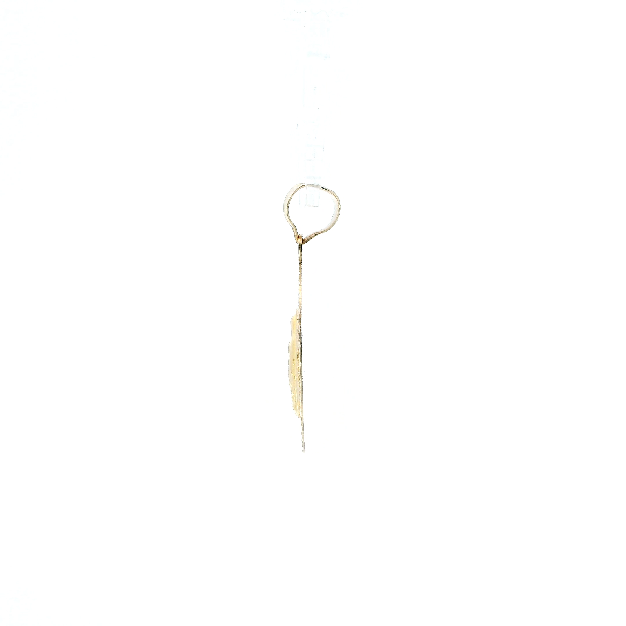 10K Tri Color Gold Religious Pendant