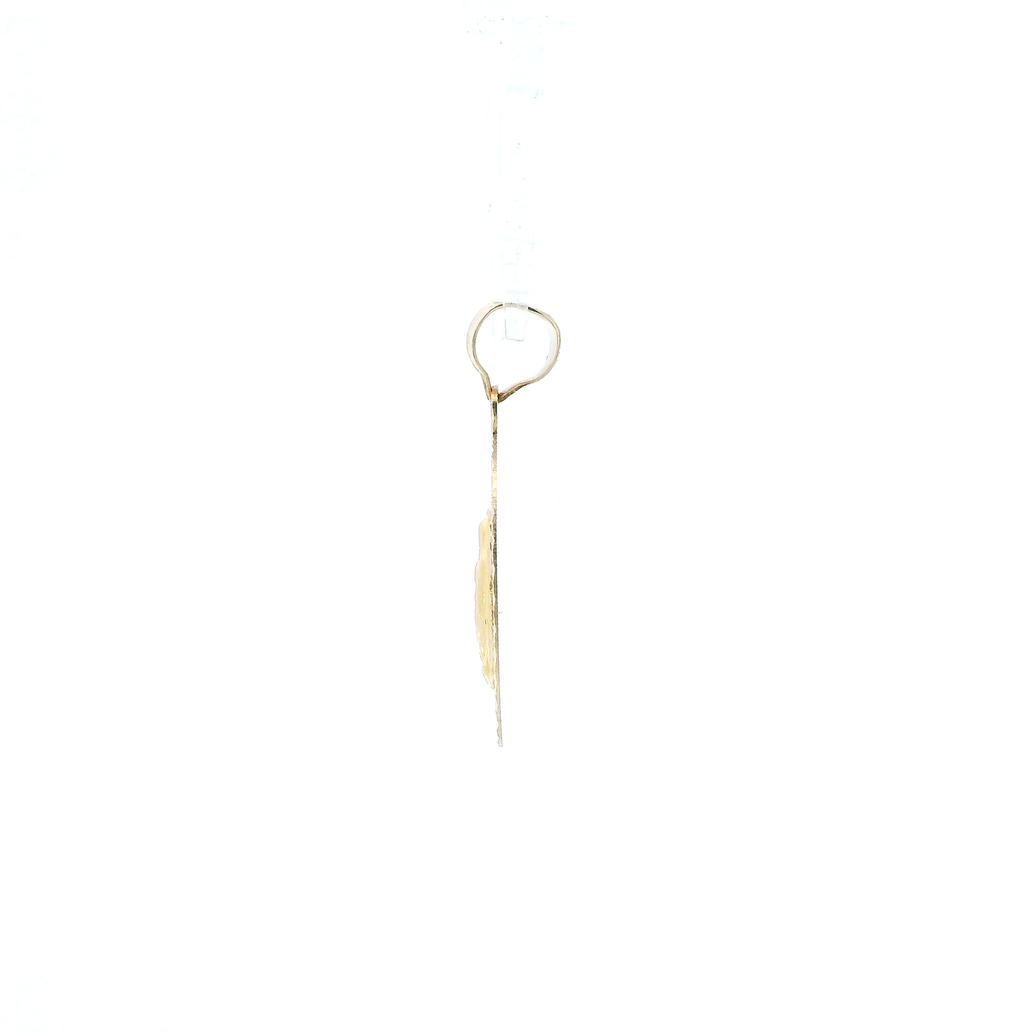 10K Tri Color Gold Religious Pendant