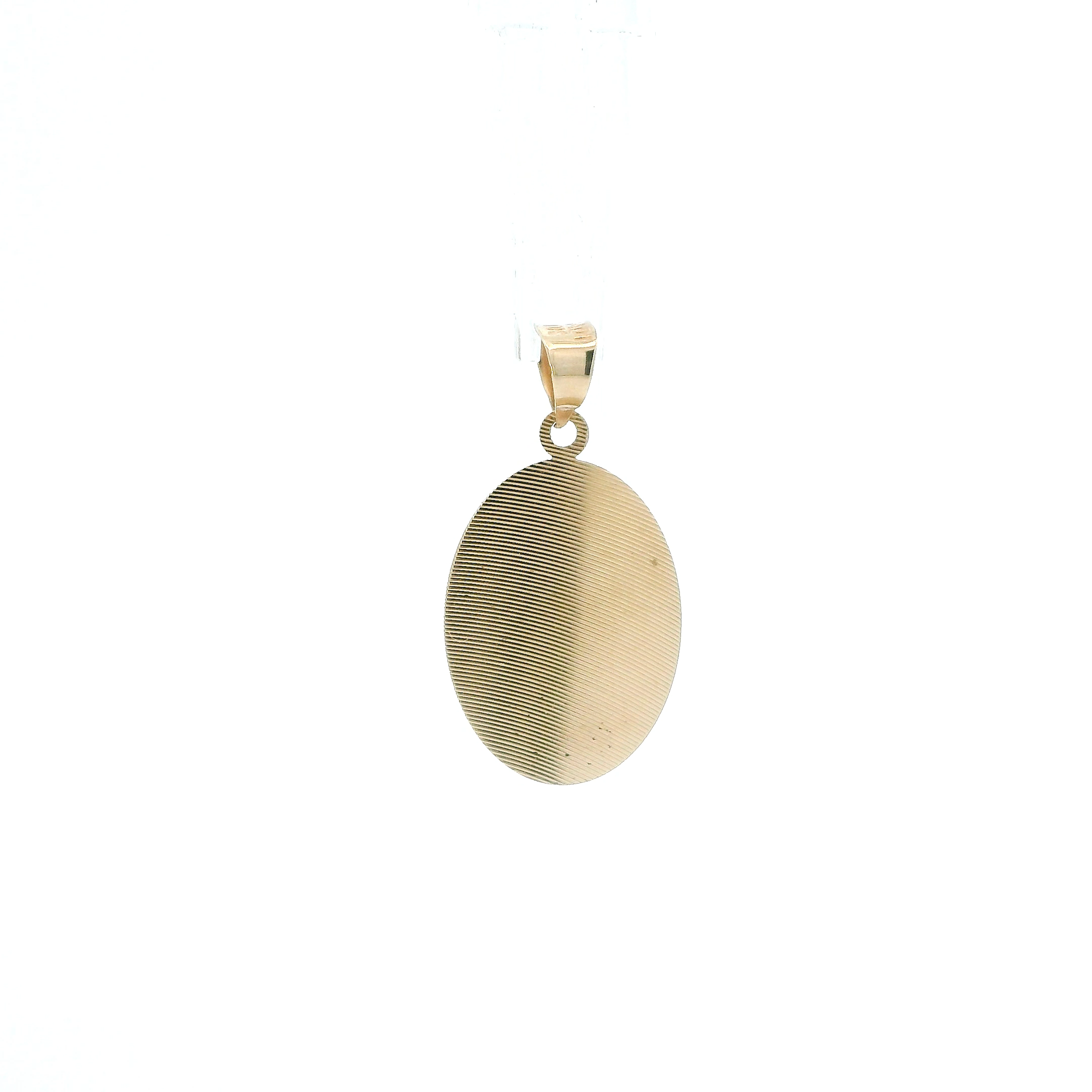 10K Tri Color Gold Religious Pendant