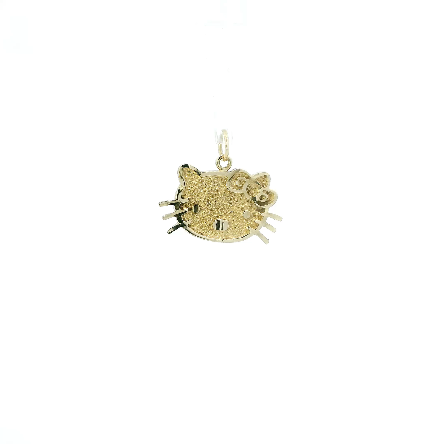 10K Yellow Gold Hello Kitty Pendant