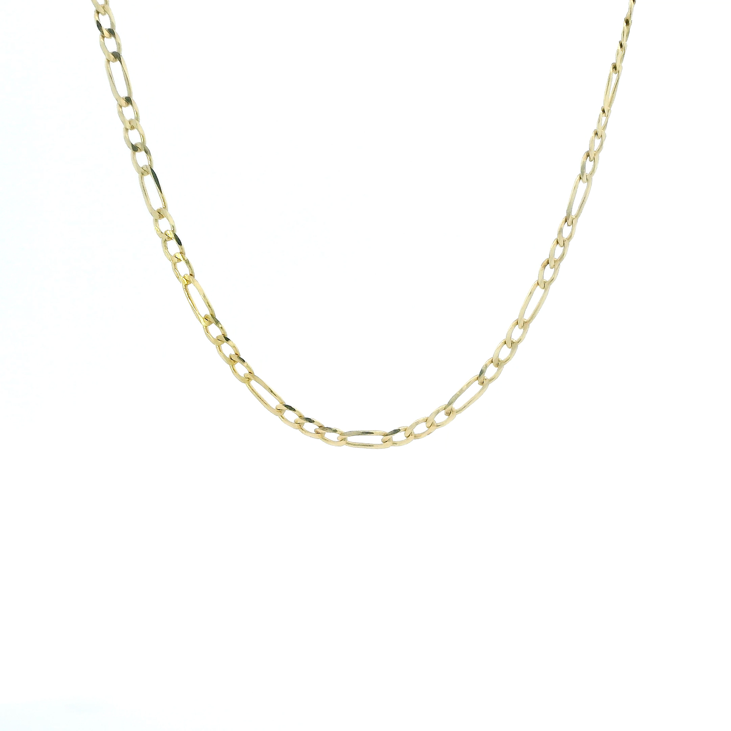 14K Yellow Gold 18" Figaro Link Chain