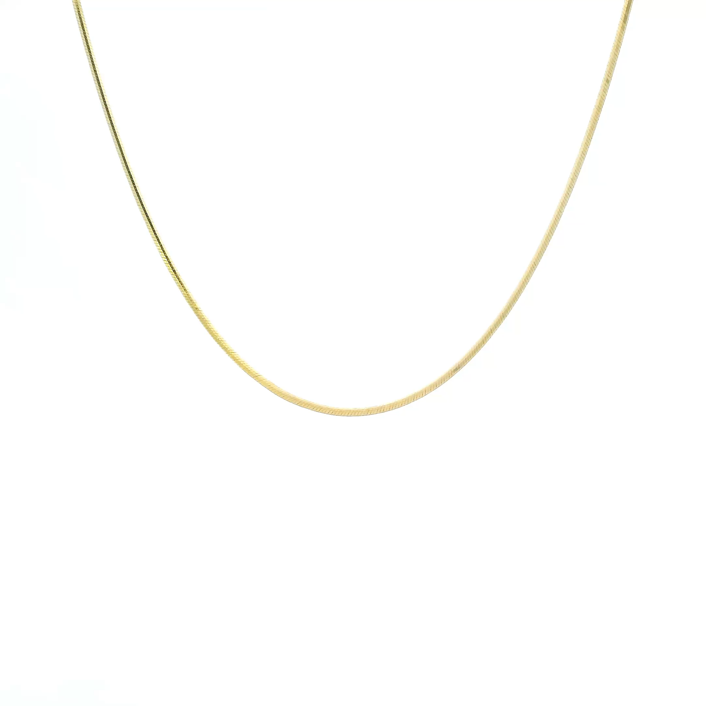 18K Yellow Gold 17.5" Snake Chain