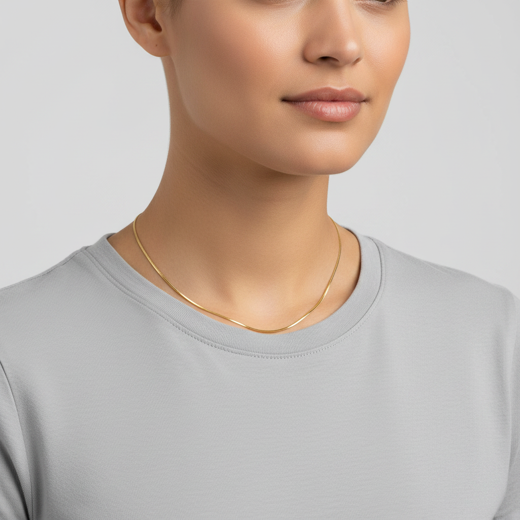 18K Yellow Gold 17.5