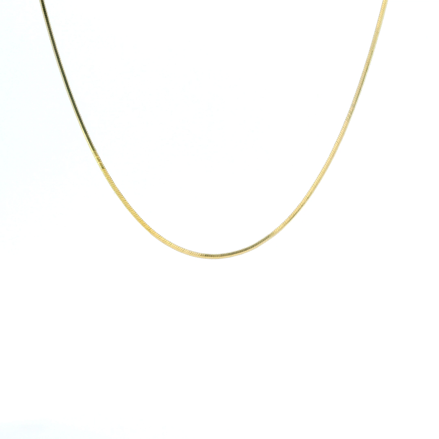 18K Yellow Gold 17.5" Snake Chain